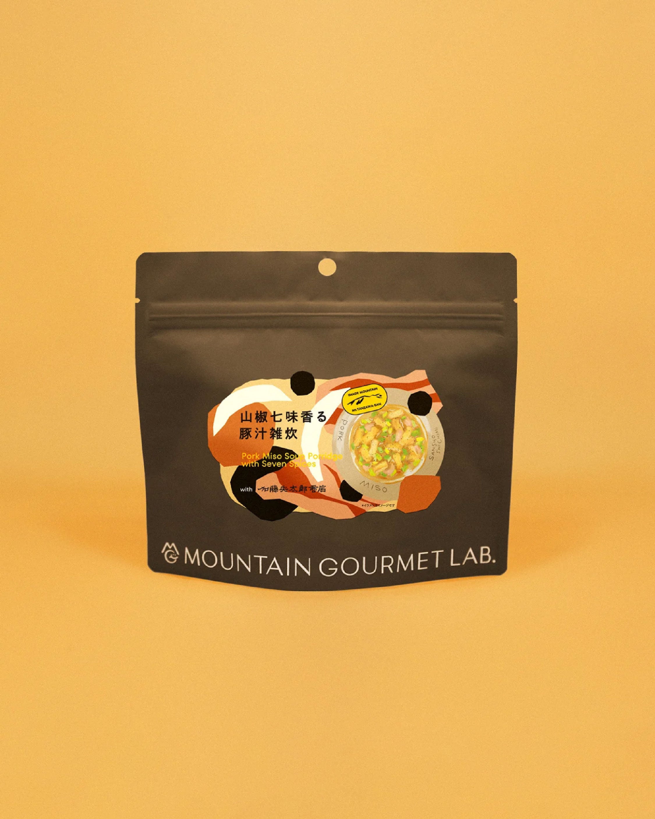 Mountain Gourmet Lab. 豬肉味噌湯飯配山椒七味粉 (鋁袋裝) - Wild Camping