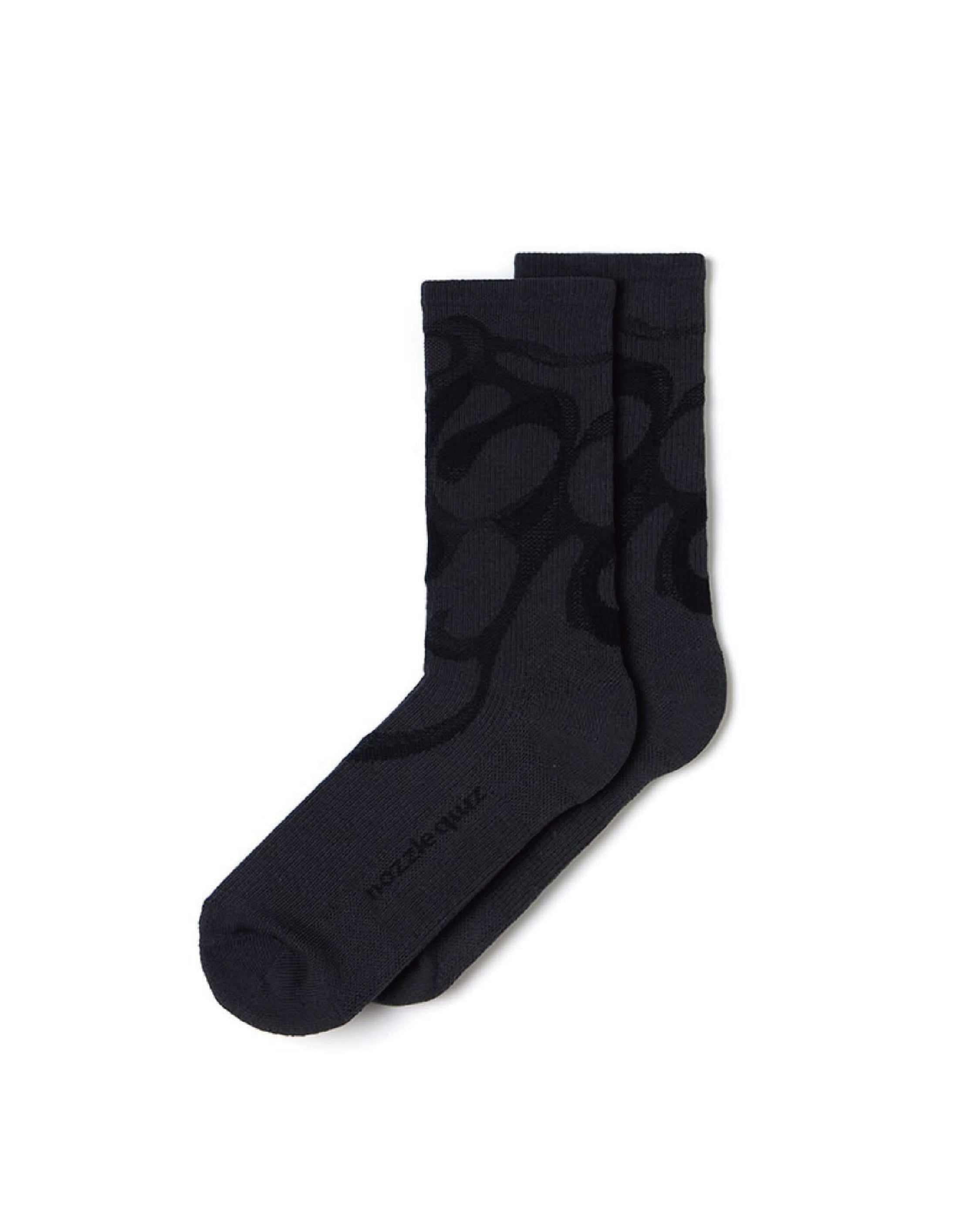 nozzle quiz Misty Pattern Socks / Fog Smoke
