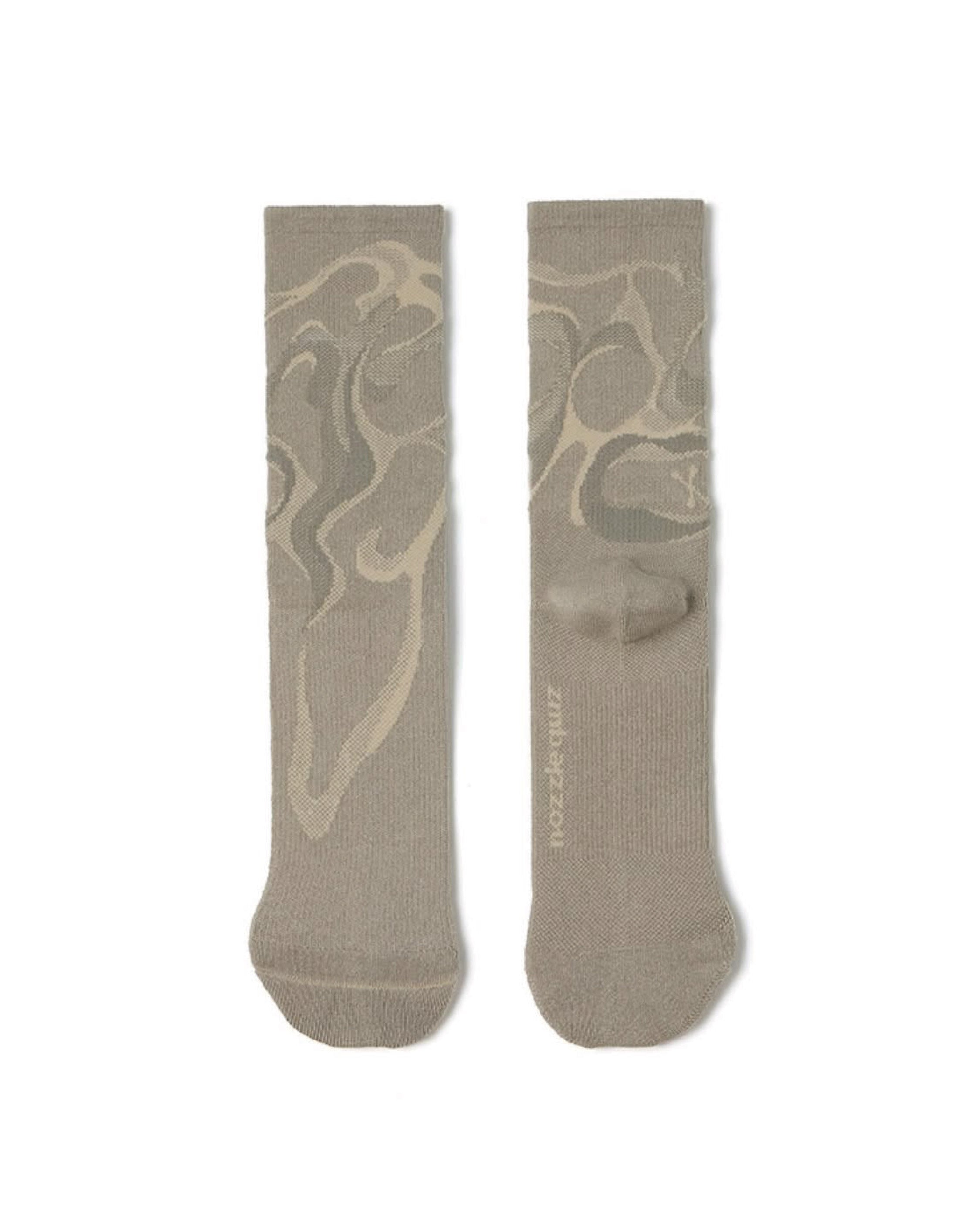 nozzle quiz Misty Pattern Socks / Fog Sand