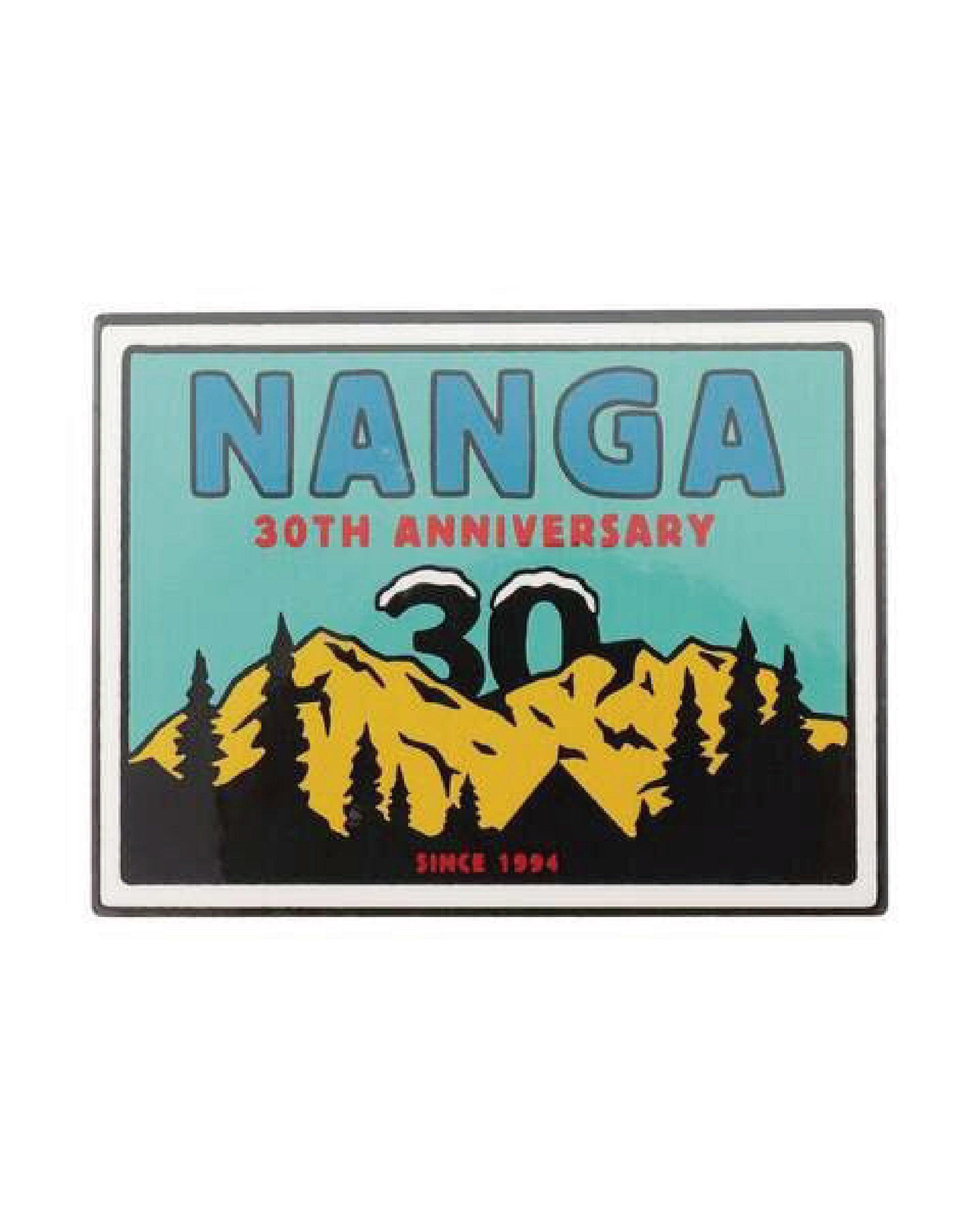 Nanga 30th Anniv. Sticker Square - Wild Camping