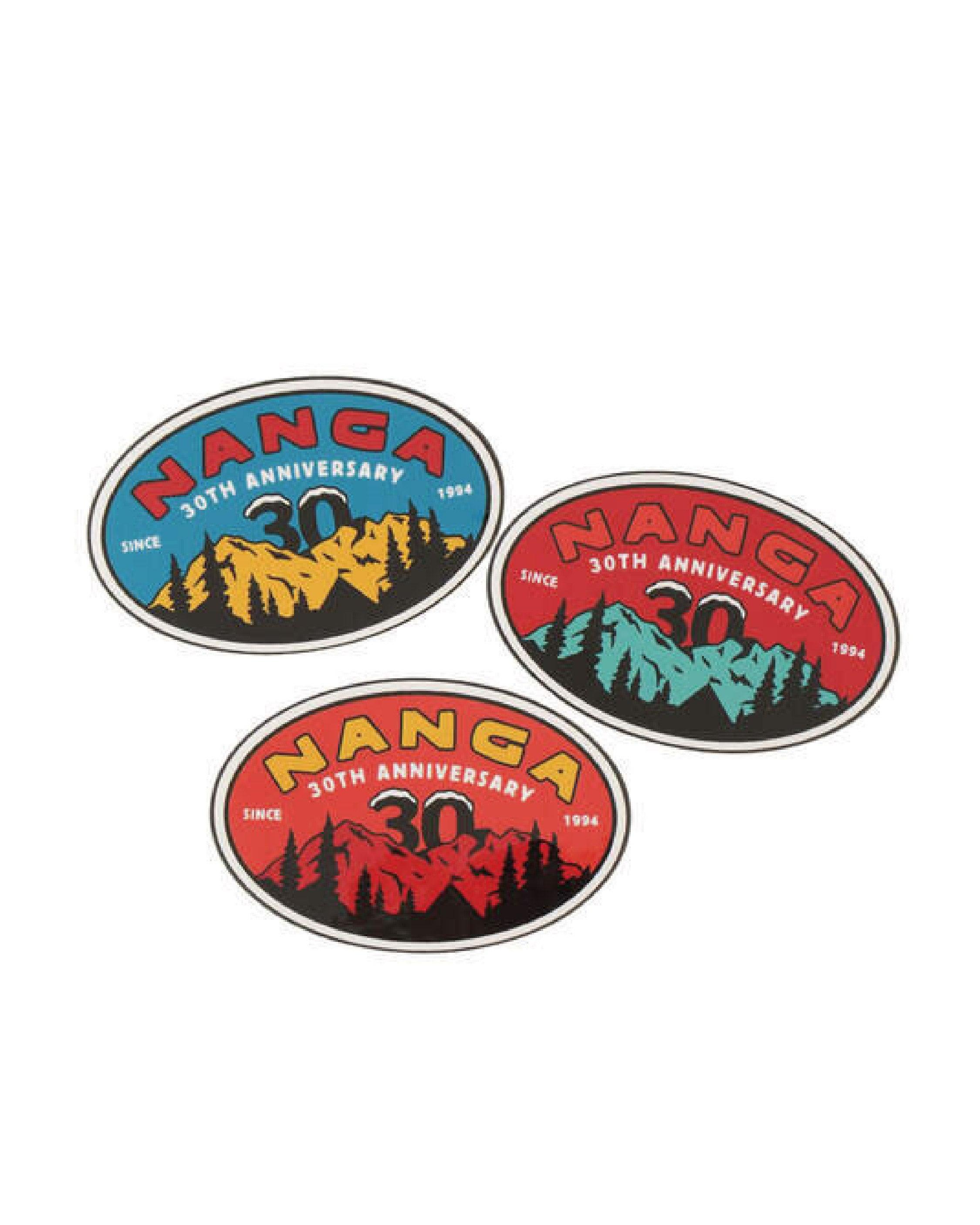 Nanga 30th Anniv. Sticker Oval - Wild Camping