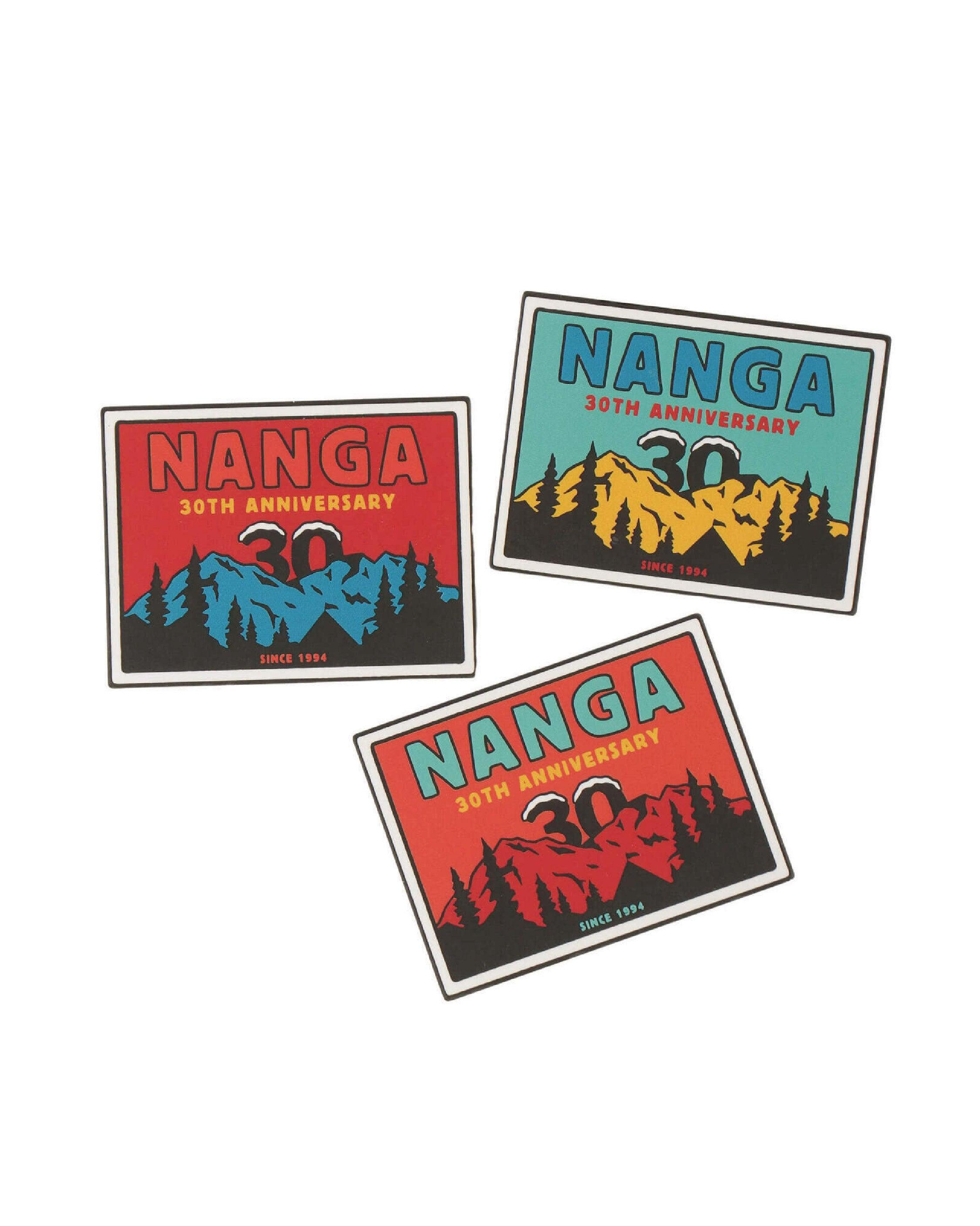 Nanga 30th Anniv. Sticker Square - Wild Camping