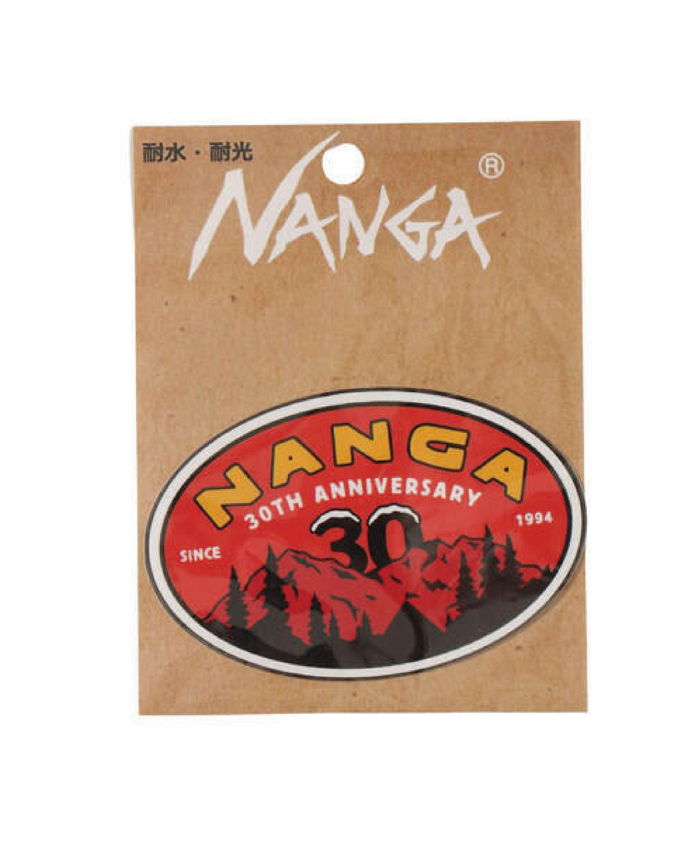 Nanga 30th Anniv. Sticker Oval - Wild Camping