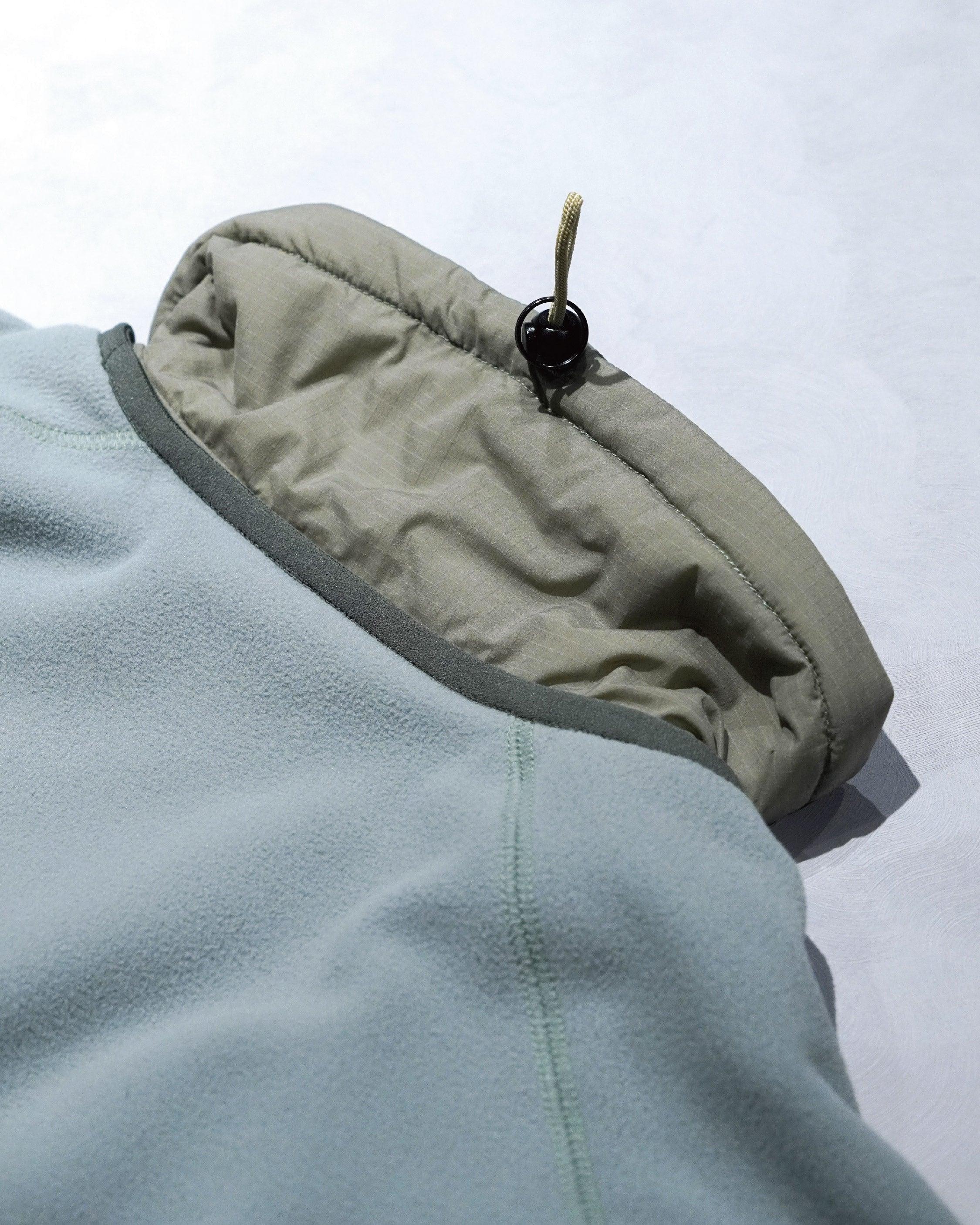 JUGEM Nylon Fleece Combi Anorak / Sage - Wild Camping