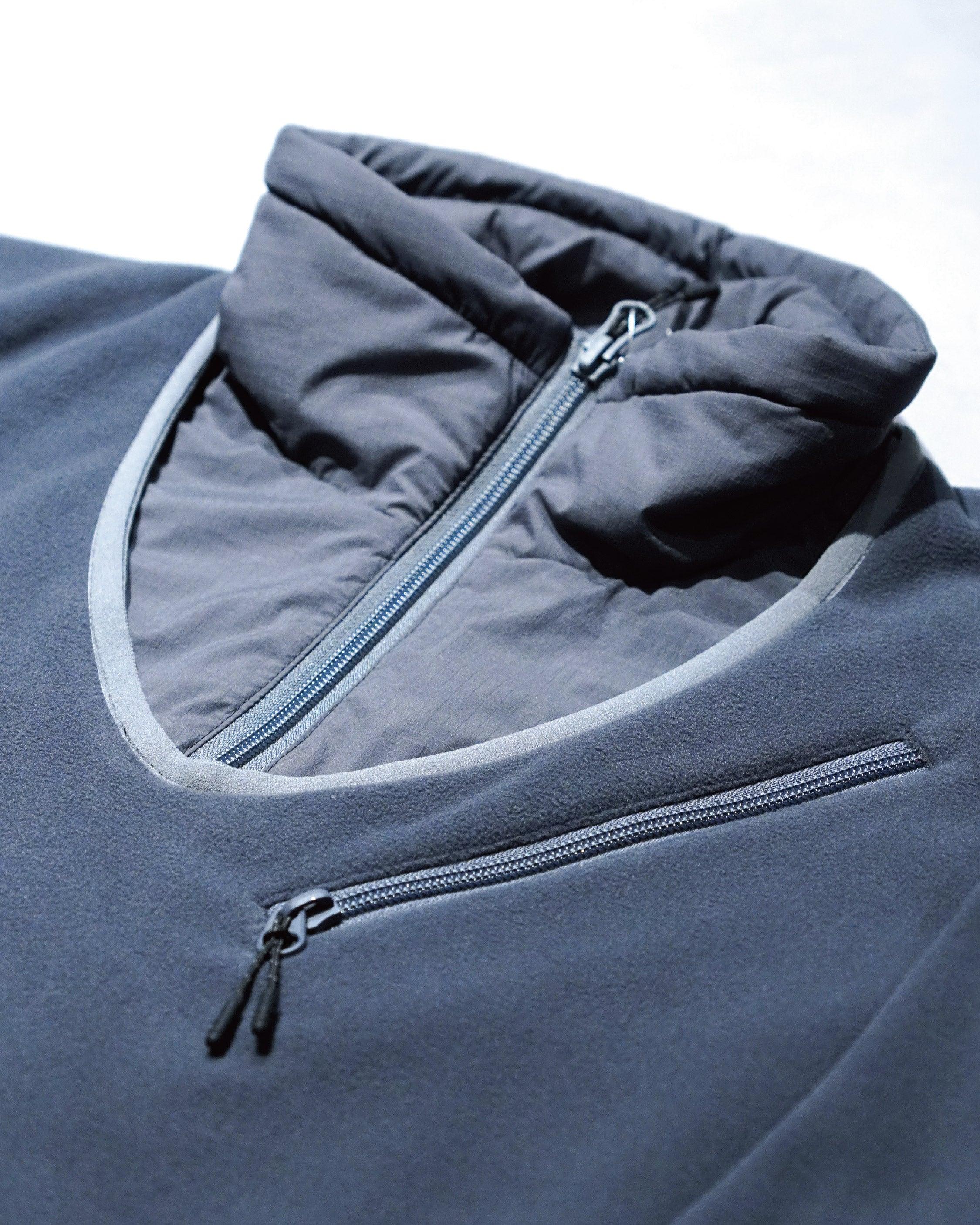 JUGEM Nylon Fleece Combi Anorak / Charcoal - Wild Camping