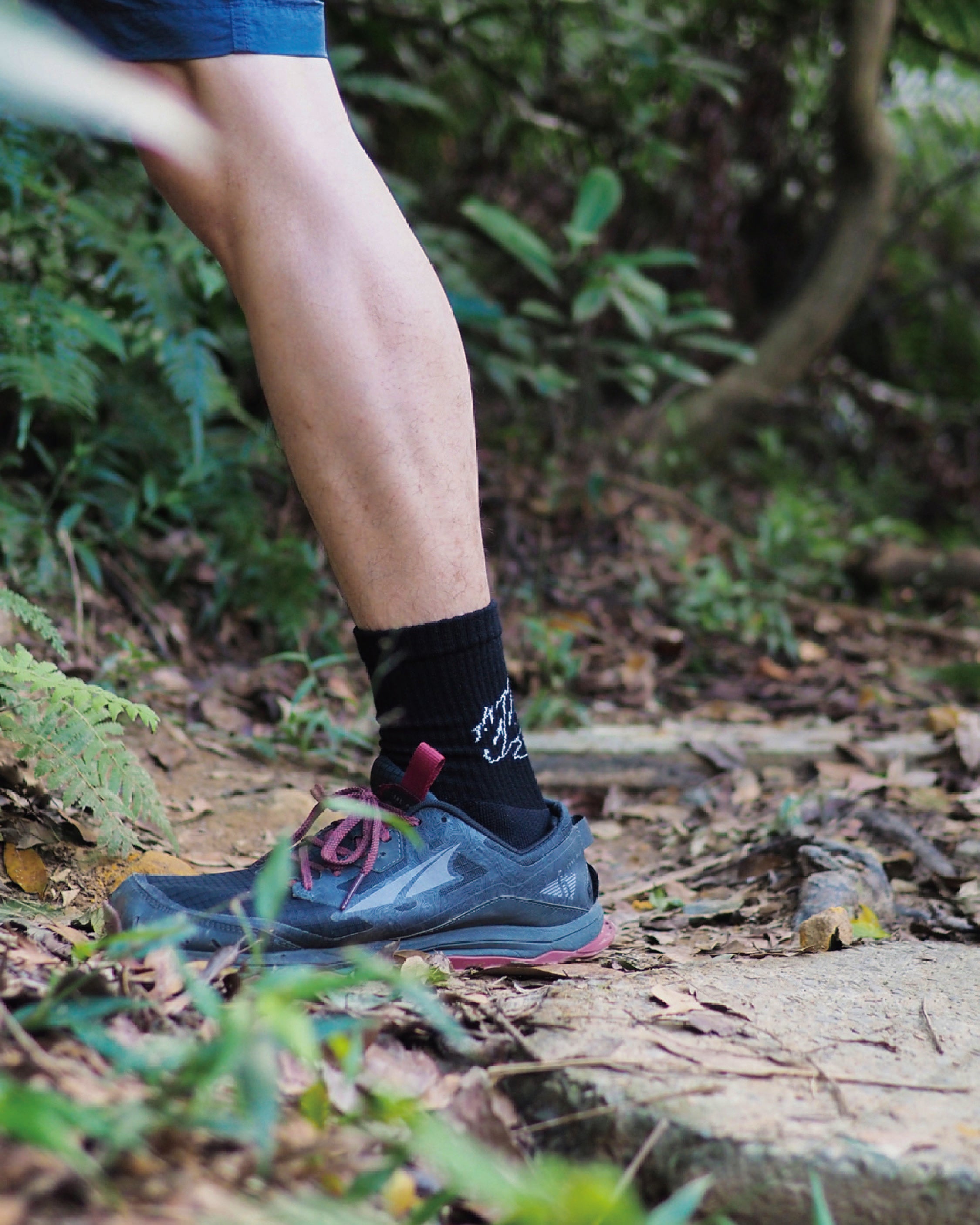 HANCHOR x nozzle quiz RWS Merino Wool Hike Trek Socks