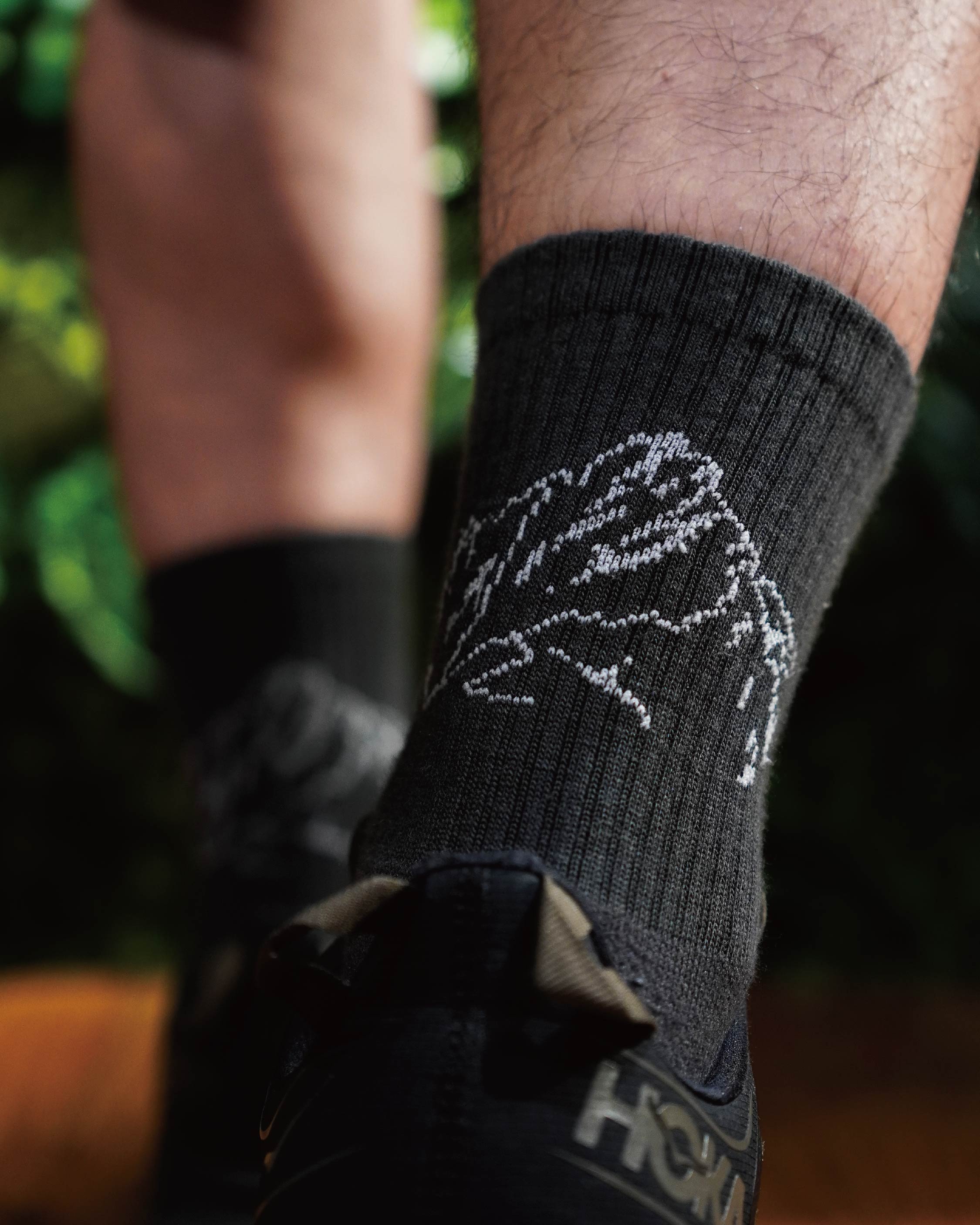 HANCHOR x nozzle quiz RWS Merino Wool Hike Trek Socks