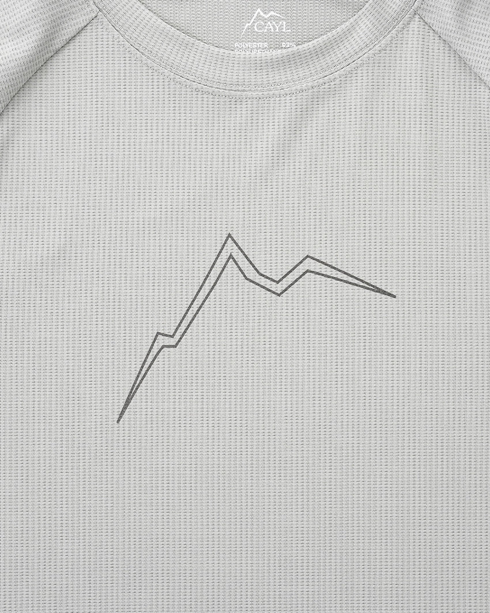 CAYL Reflect Logo Air Short Sleeve / Light Grey - Wild Camping