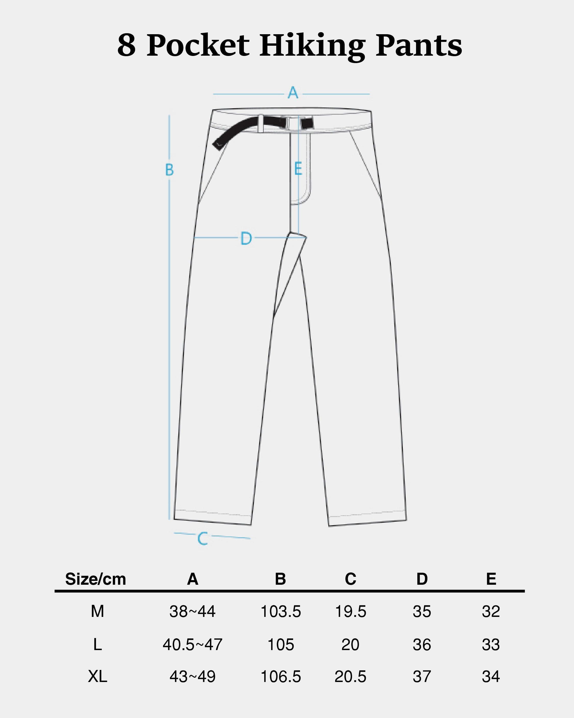 CAYL 8 Pocket Hiking Pants / Khaki