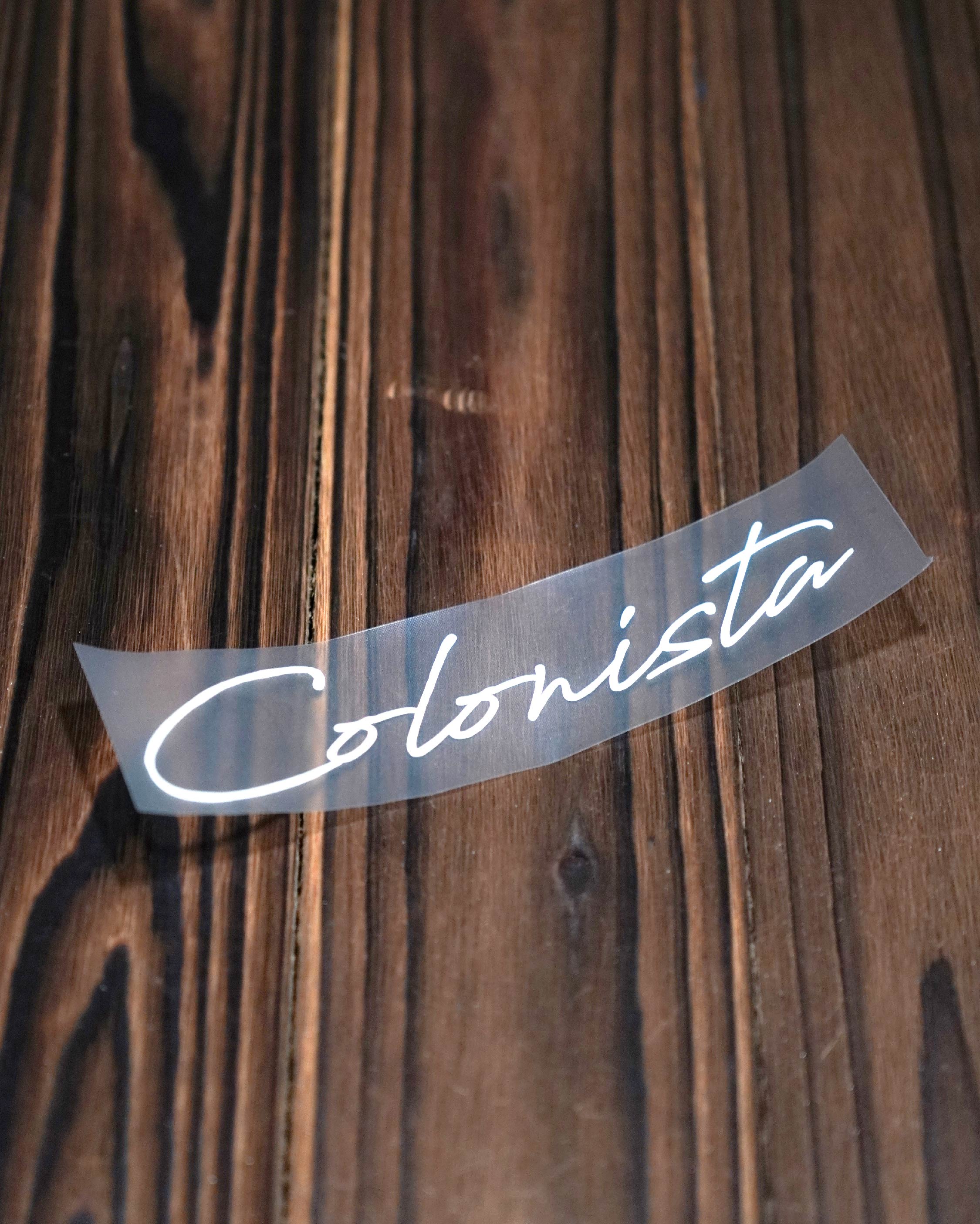 Colonista Original Cutting Sticker