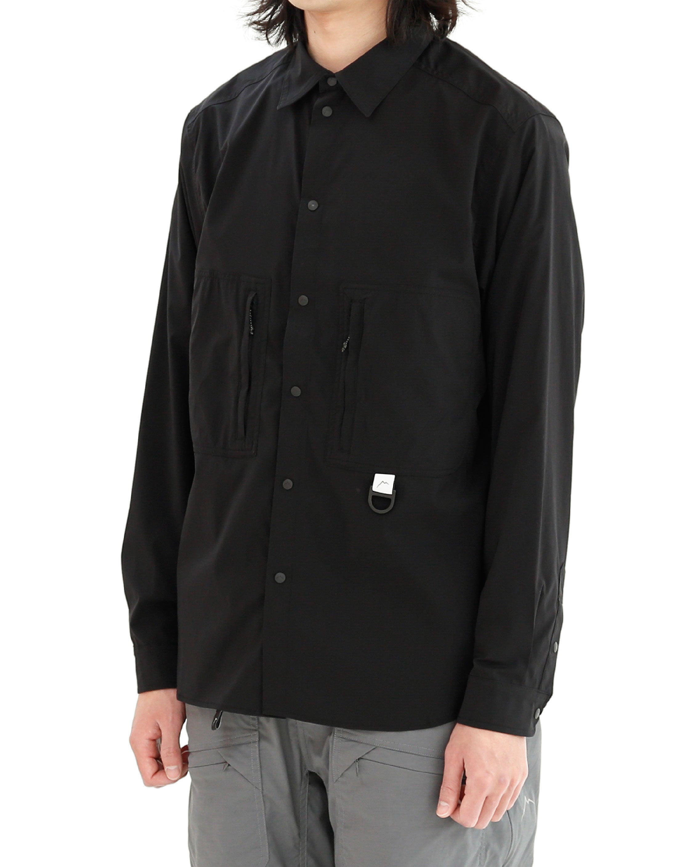 CAYL Stretch Nylon Hiker Shirts / Black