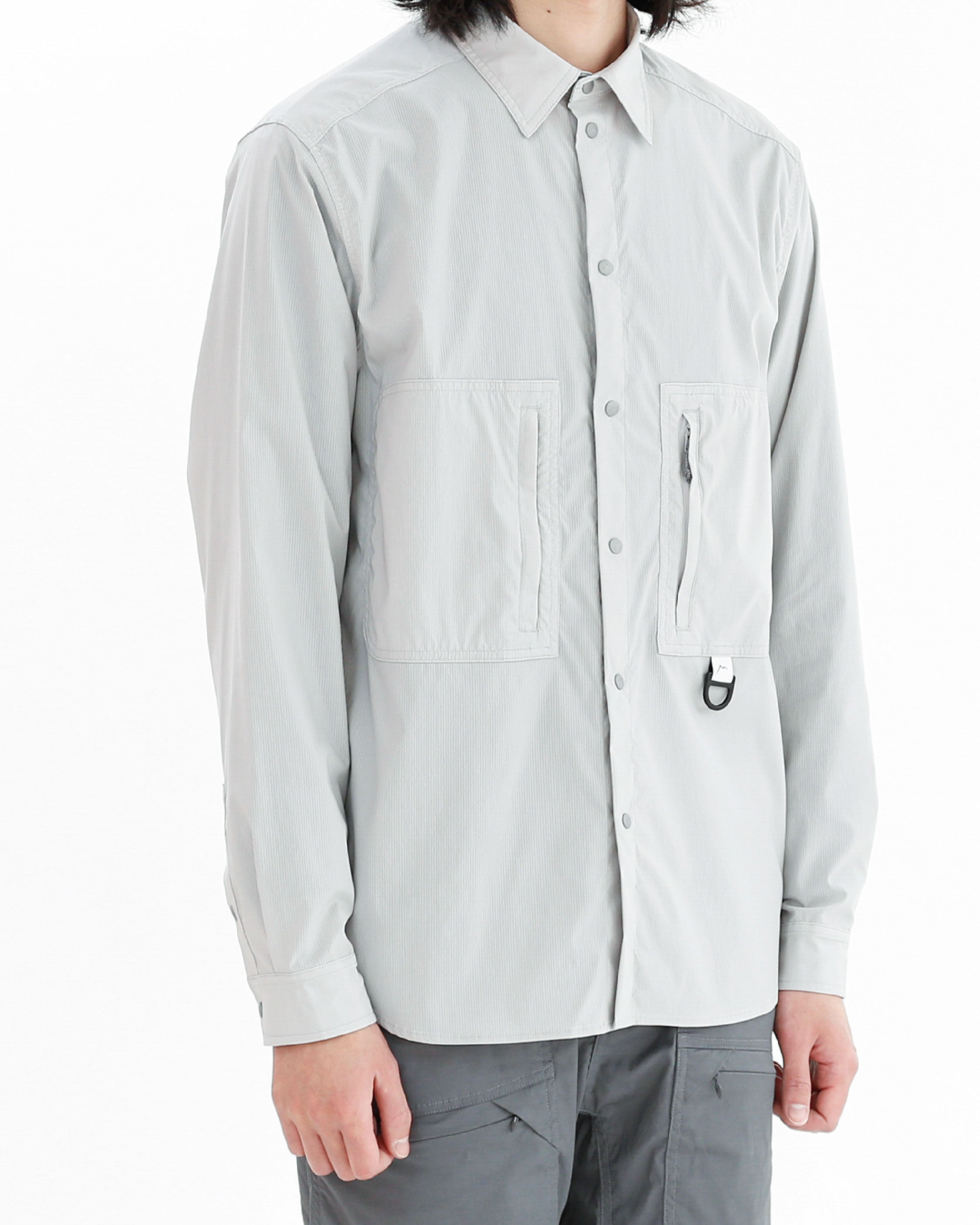 CAYL Stretch Nylon Hiker Shirts / Light Grey