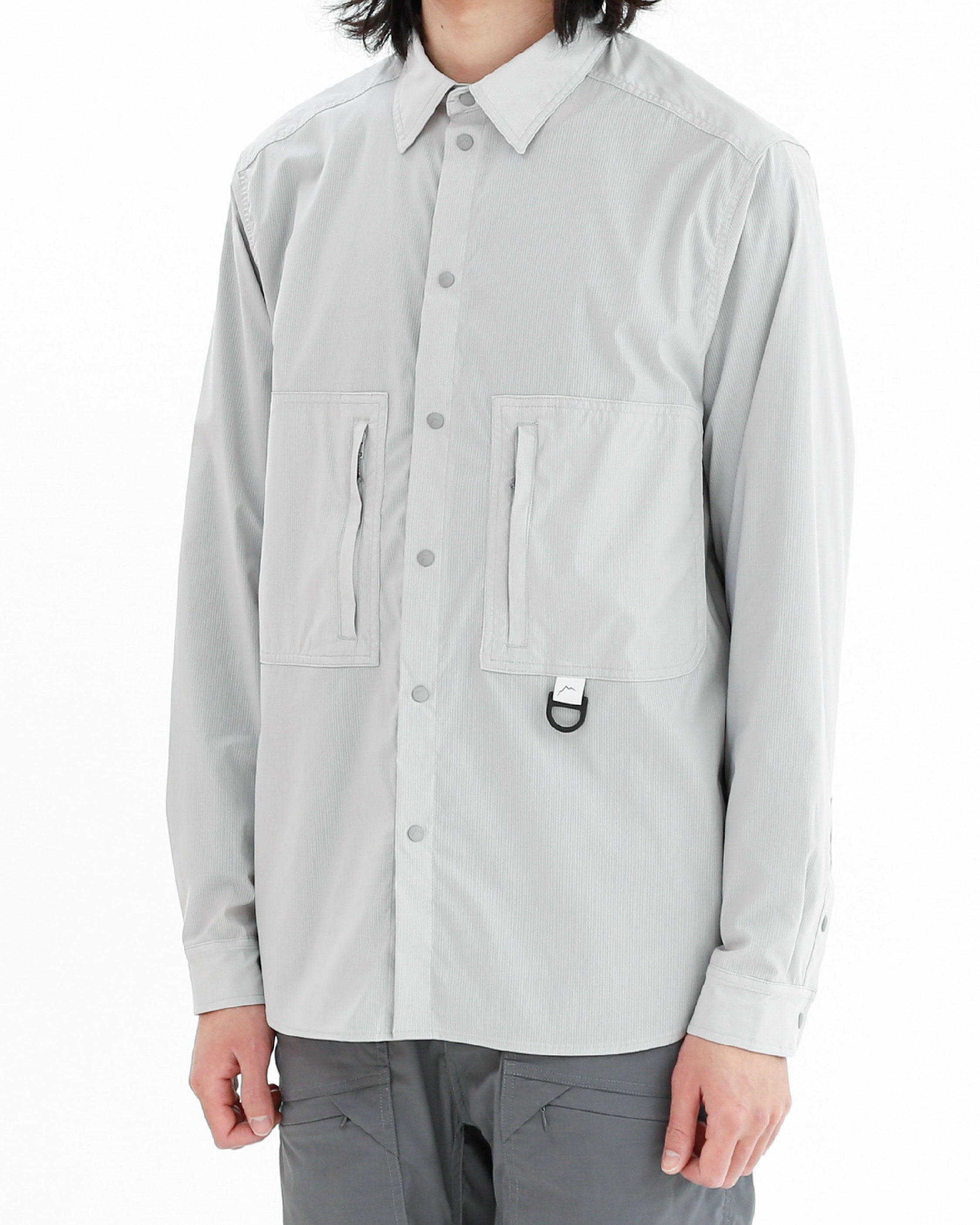 CAYL Stretch Nylon Hiker Shirts / Light Grey