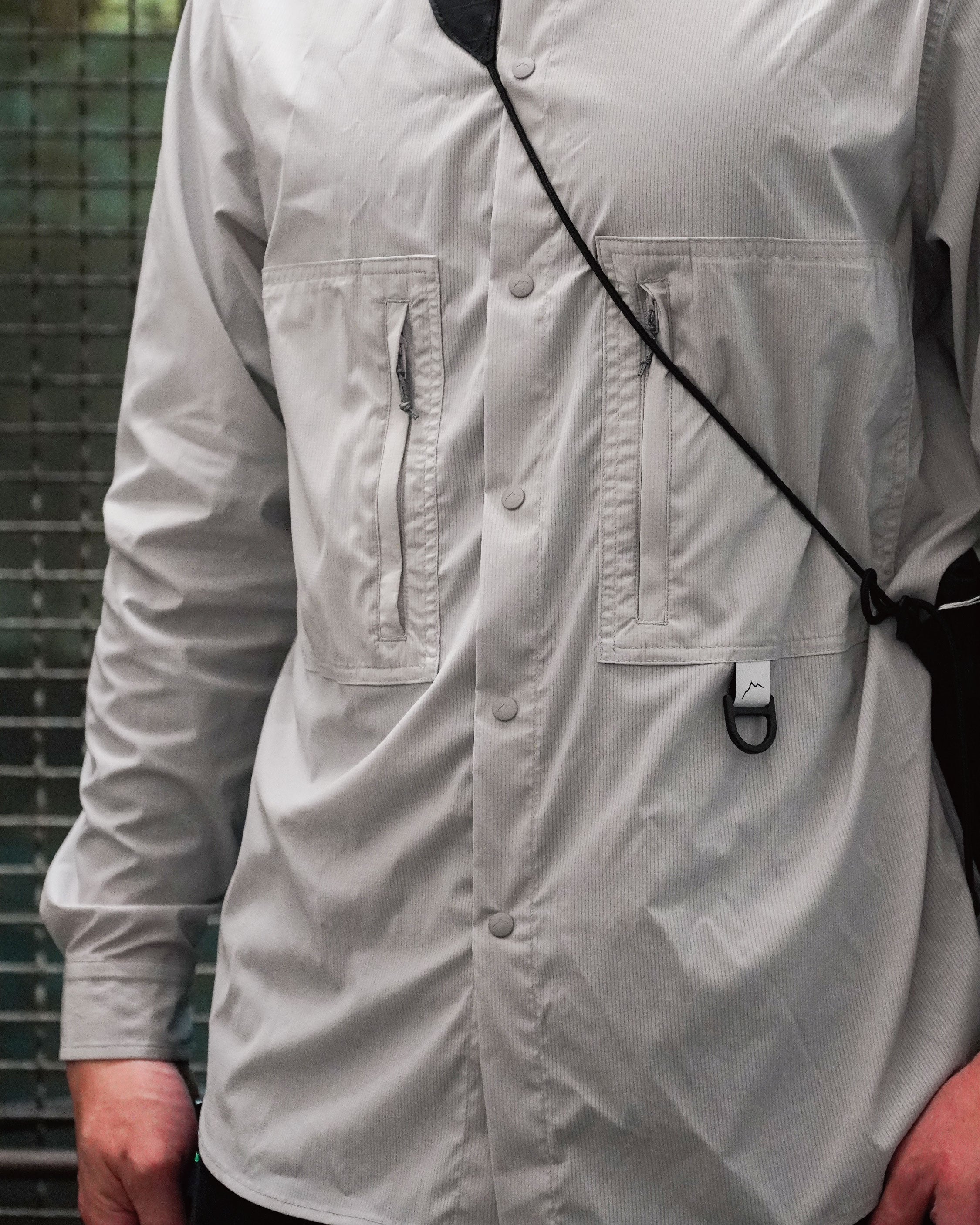 CAYL Stretch Nylon Hiker Shirts / Light Grey