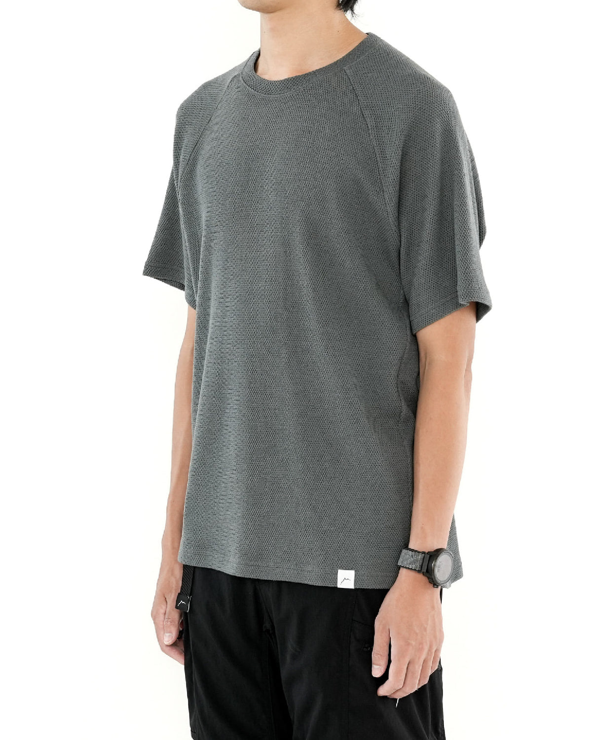 CAYL Wool Mesh Short Sleeve / Grey - Wild Camping
