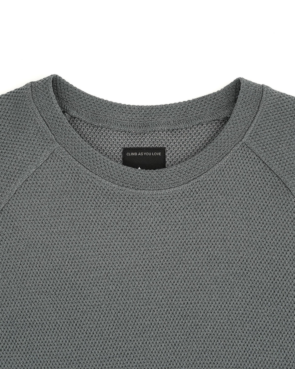 CAYL Wool Mesh Short Sleeve / Grey - Wild Camping