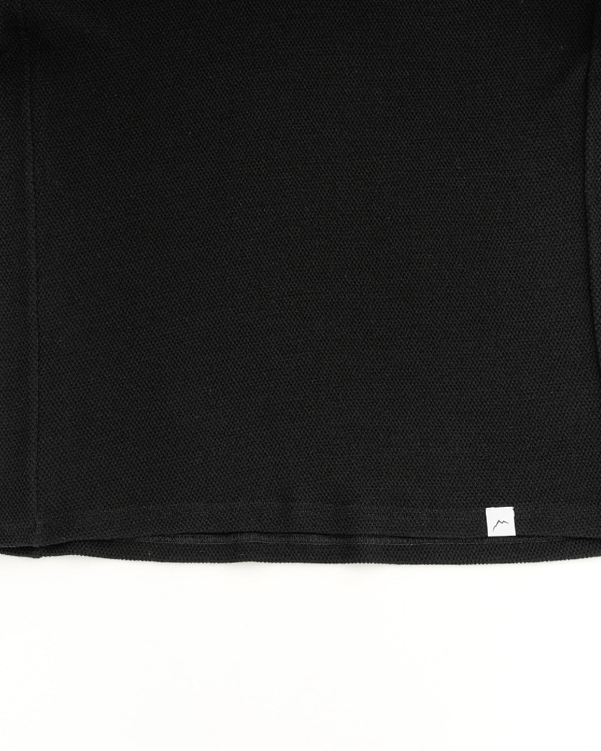 CAYL Wool Mesh Short Sleeve / Black - Wild Camping