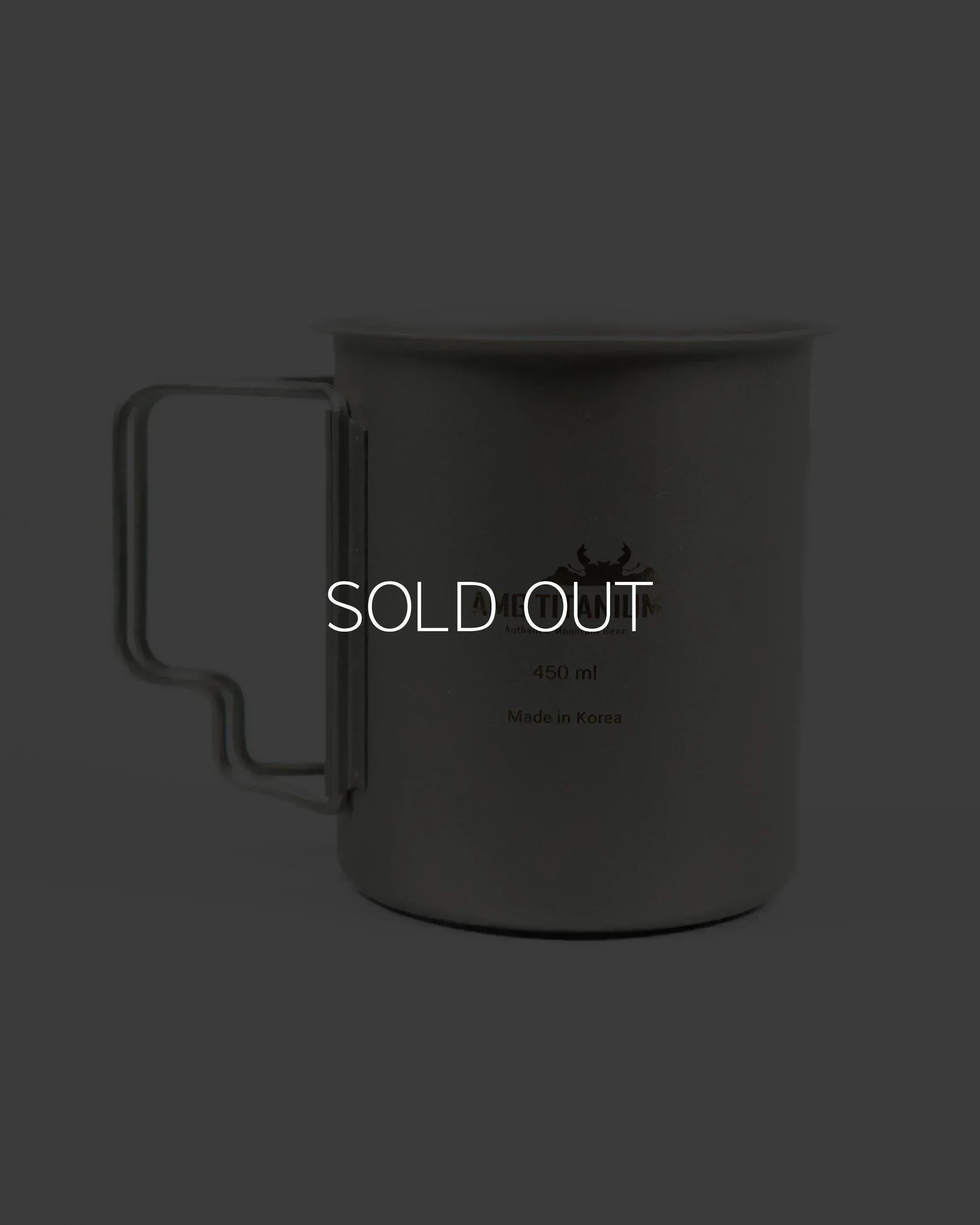 AMG TITANIUM Single Mug - Wild Camping