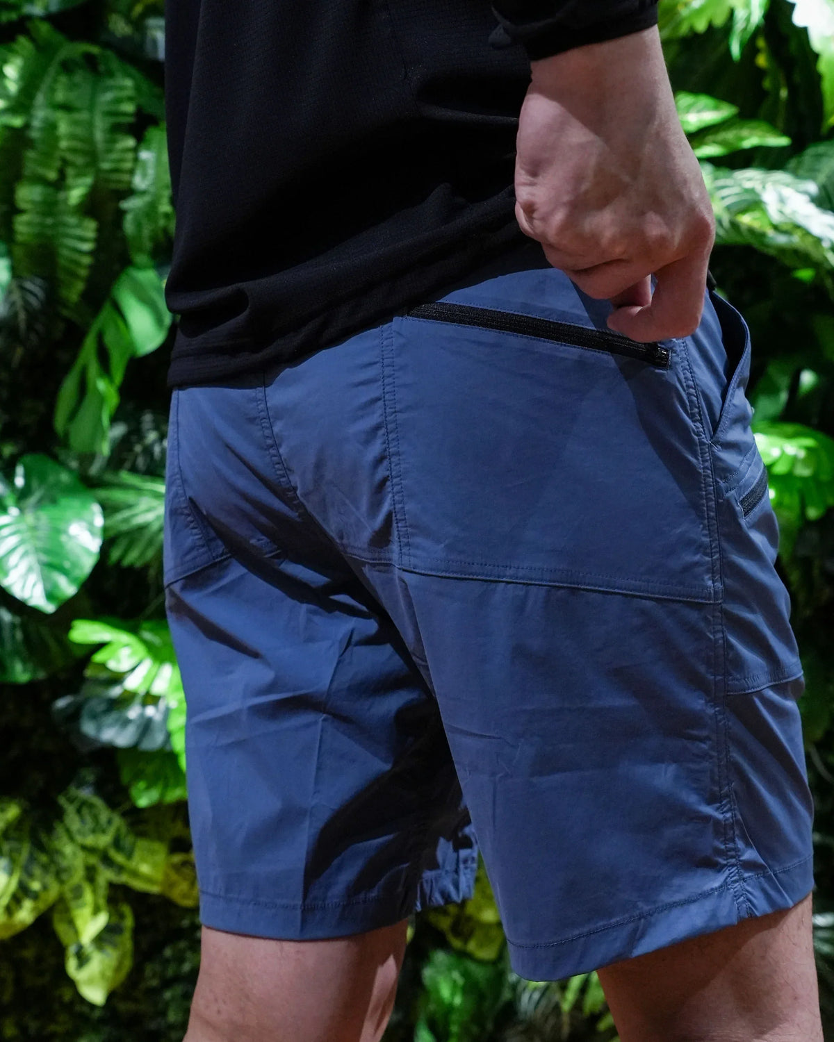 CAYL Zip Pocket Shorts / Light Blue - Wild Camping