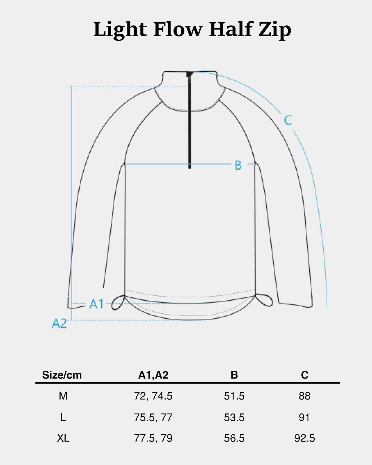 CAYL Light Flow Half Zip / Brown Khaki - Wild Camping
