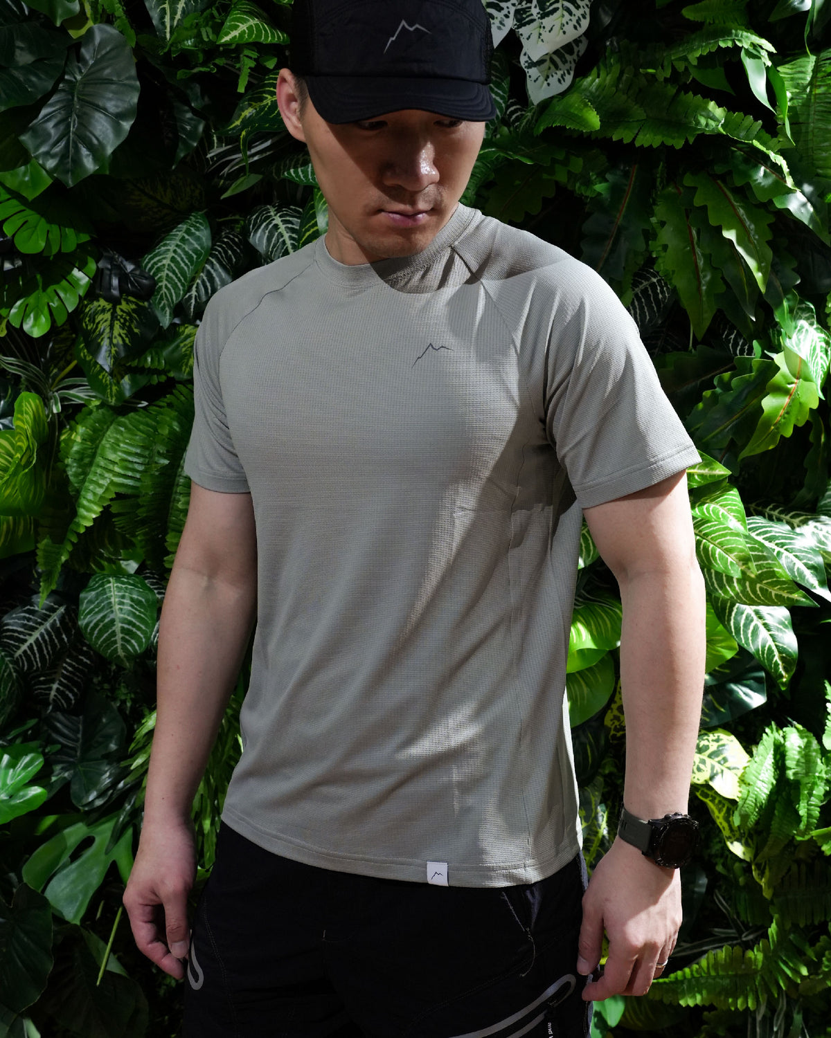CAYL Logo Air Short Sleeve / Light Grey - Wild Camping