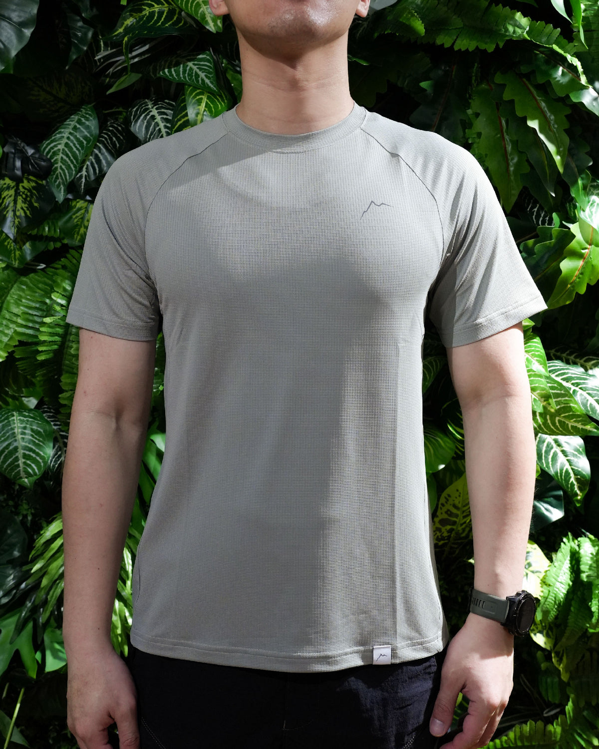 CAYL Logo Air Short Sleeve / Light Grey - Wild Camping