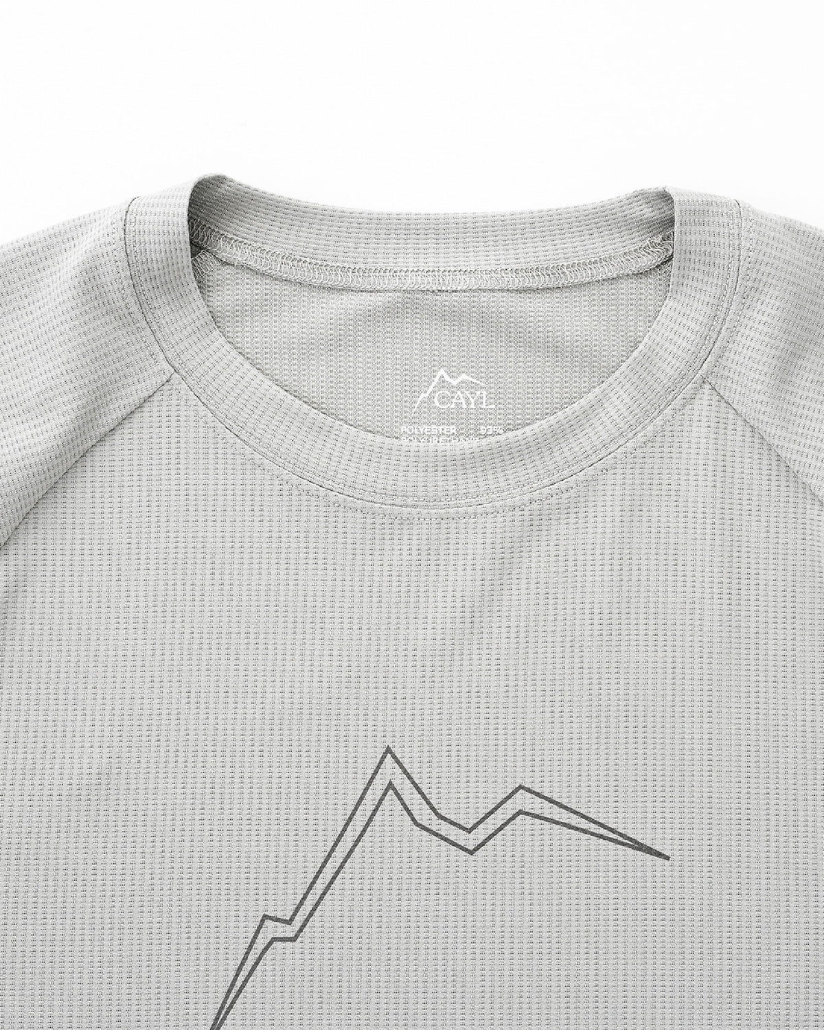 CAYL Reflect Logo Air Short Sleeve / Light Grey - Wild Camping