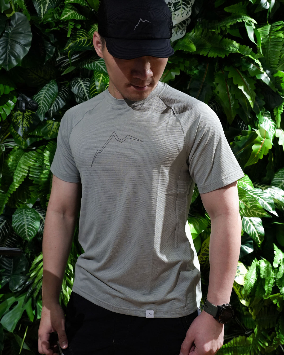 CAYL Reflect Logo Air Short Sleeve / Light Grey - Wild Camping