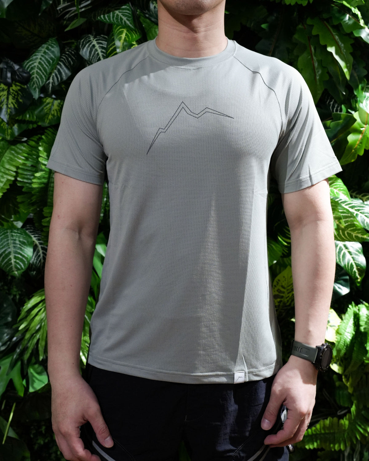 CAYL Reflect Logo Air Short Sleeve / Light Grey - Wild Camping