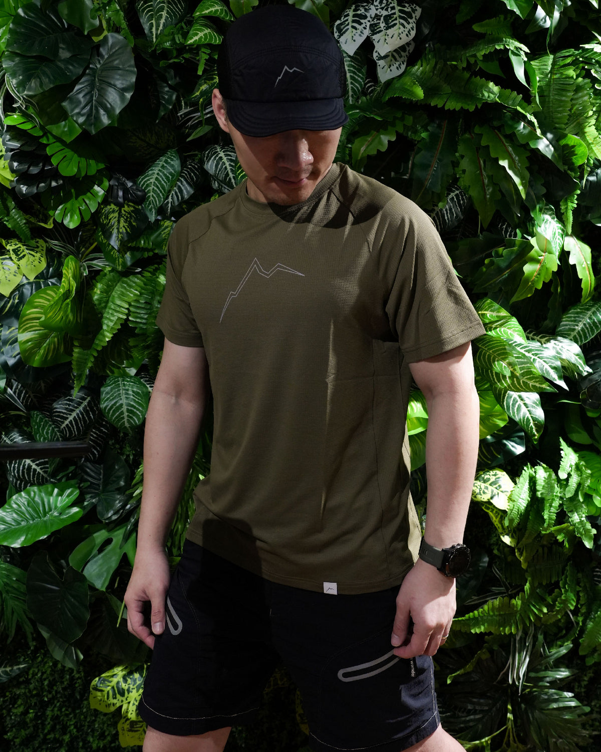 CAYL Reflect Logo Air Short Sleeve / Olive - Wild Camping