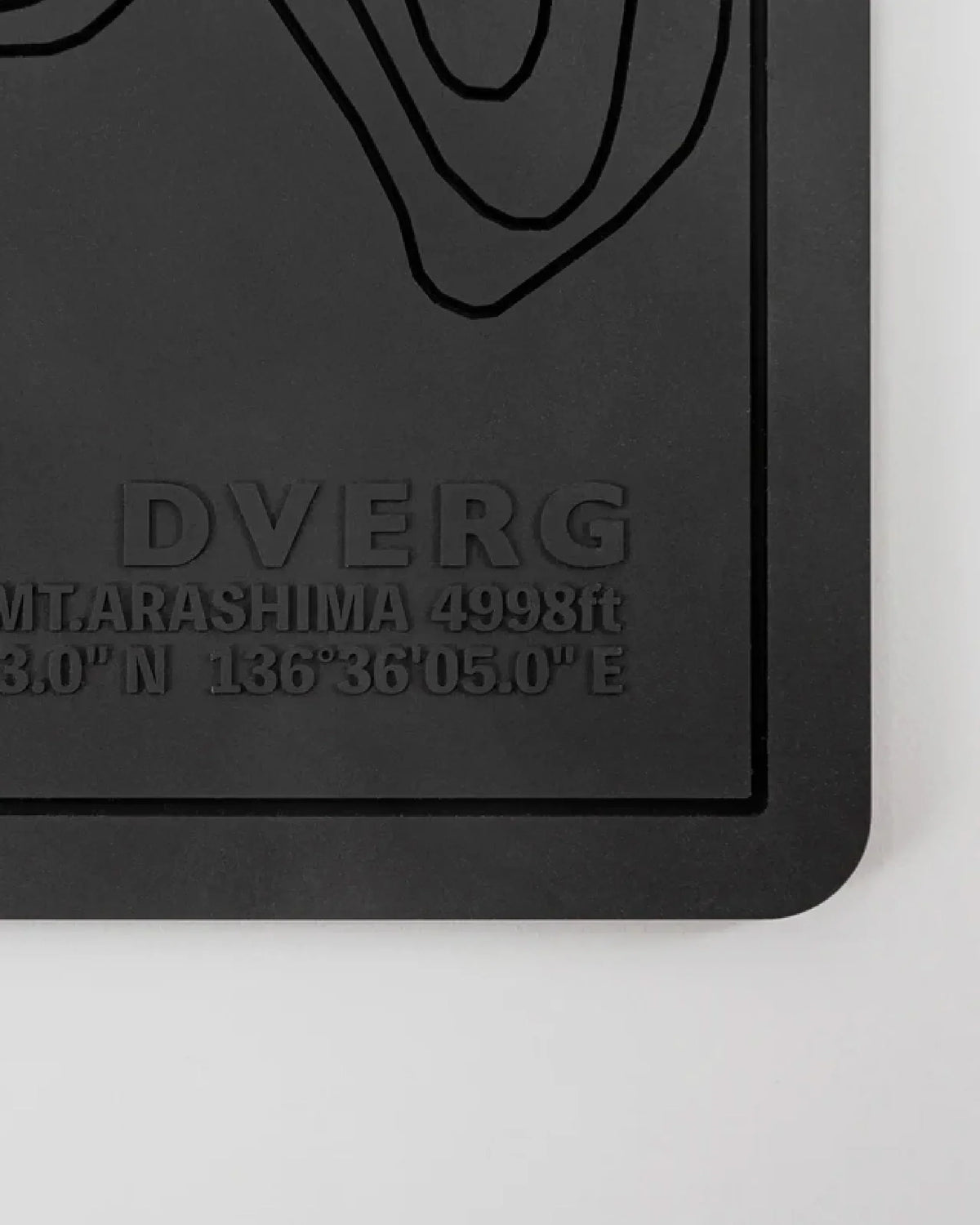 DVERG Topographic Bar Mat - Wild Camping