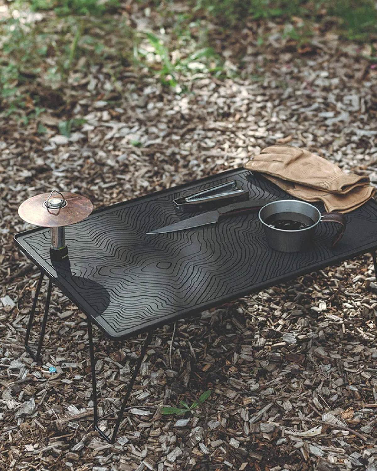 DVERG Topographic Bar Mat - Wild Camping
