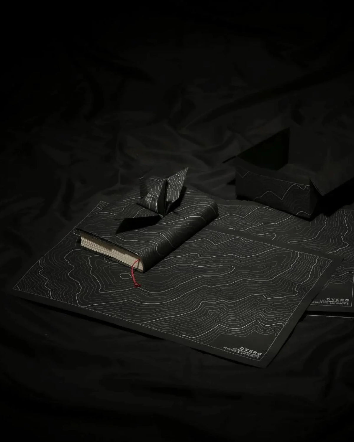 DVERG Topographic Paper Place Mat - Wild Camping
