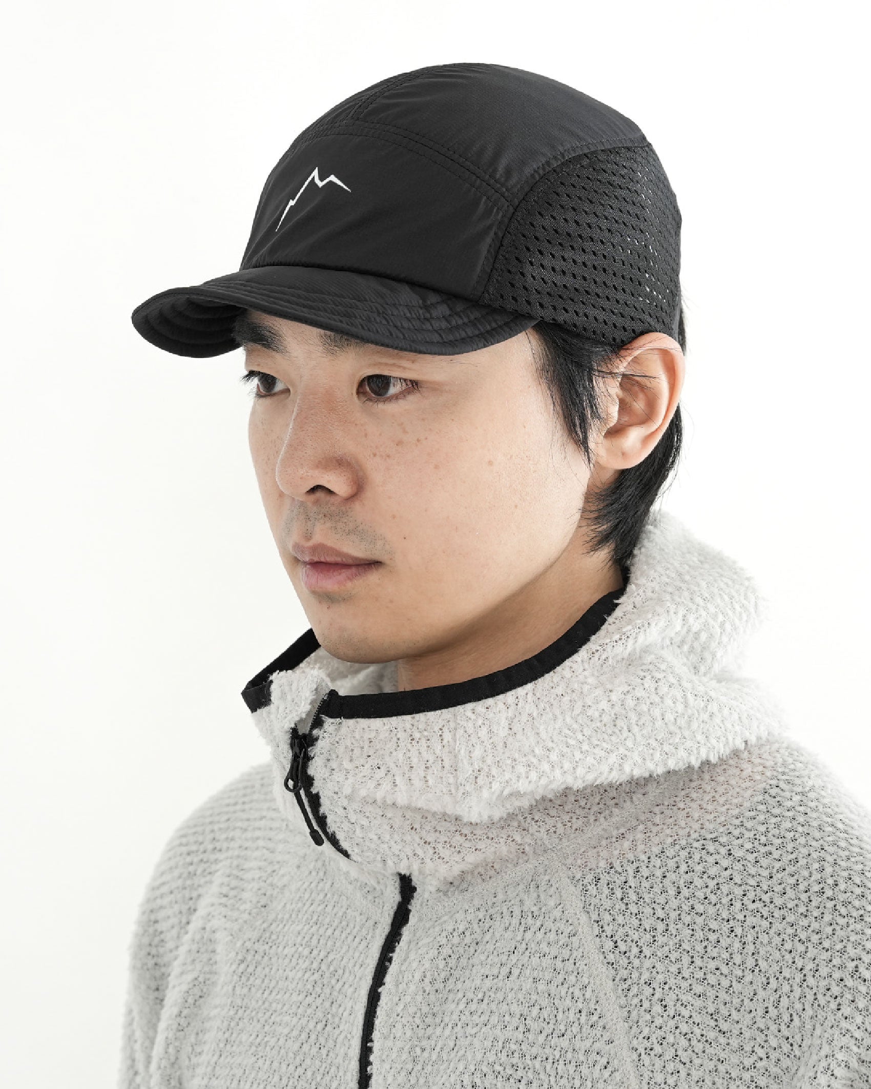 CAYL EQ Mesh Curve Cap / Black - Wild Camping