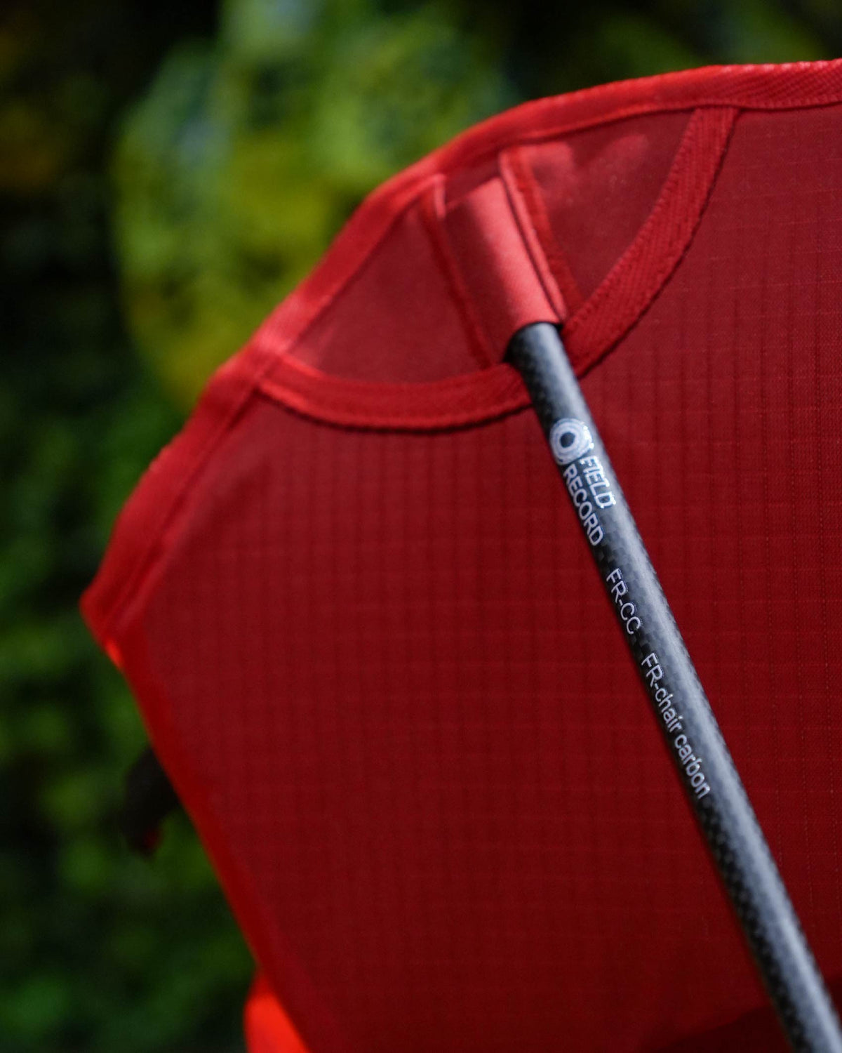 Field Record FR-Chair Carbon Field / Red - Wild Camping