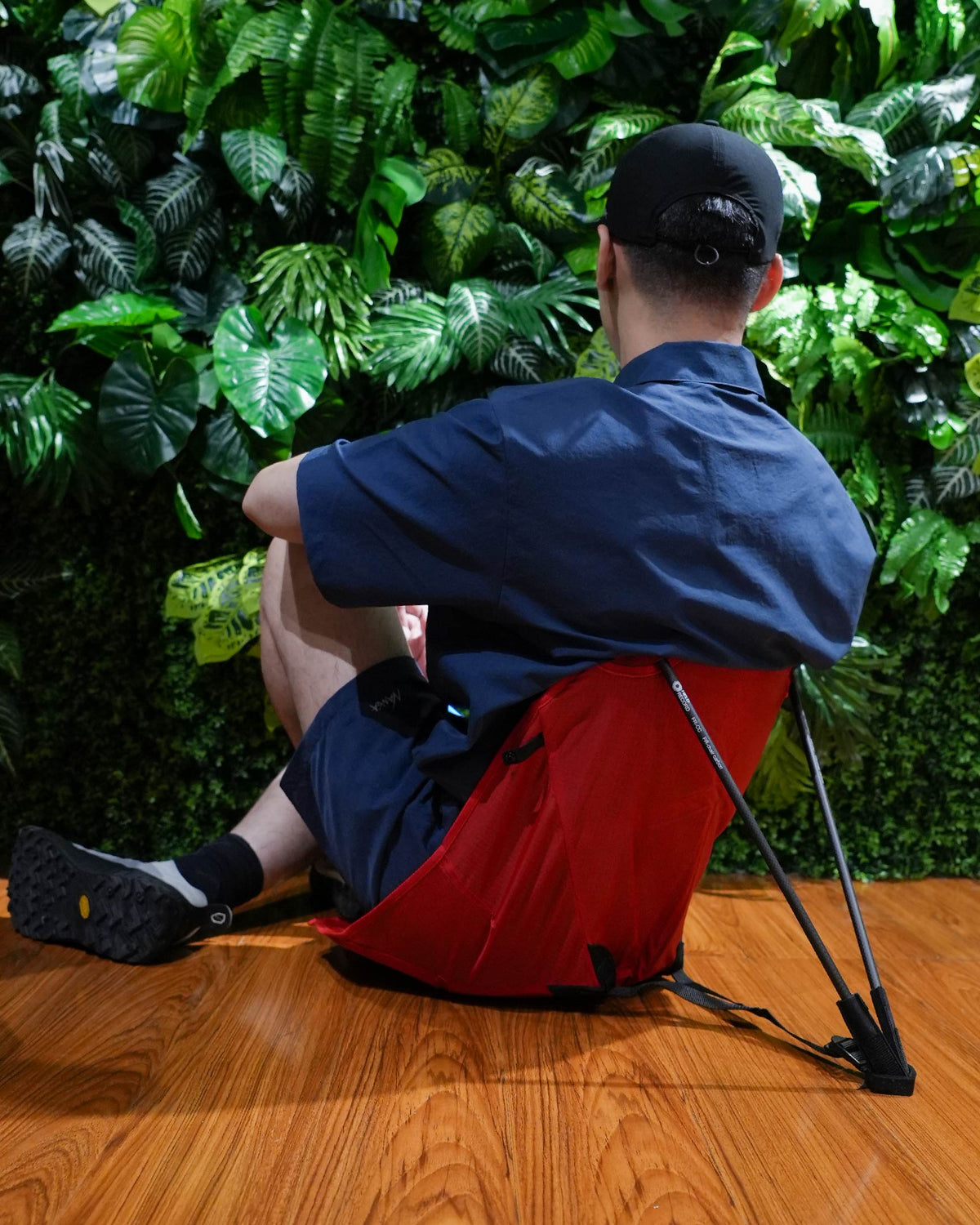 Field Record FR-Chair Carbon Field / Red - Wild Camping