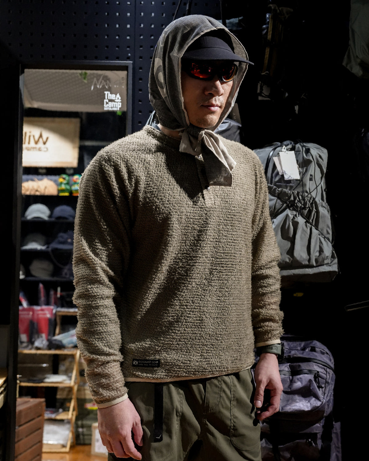 【JP Edition】Gossamer Gear H/B Polartec® Alpha® Direct Pullover / Beige - Wild Camping