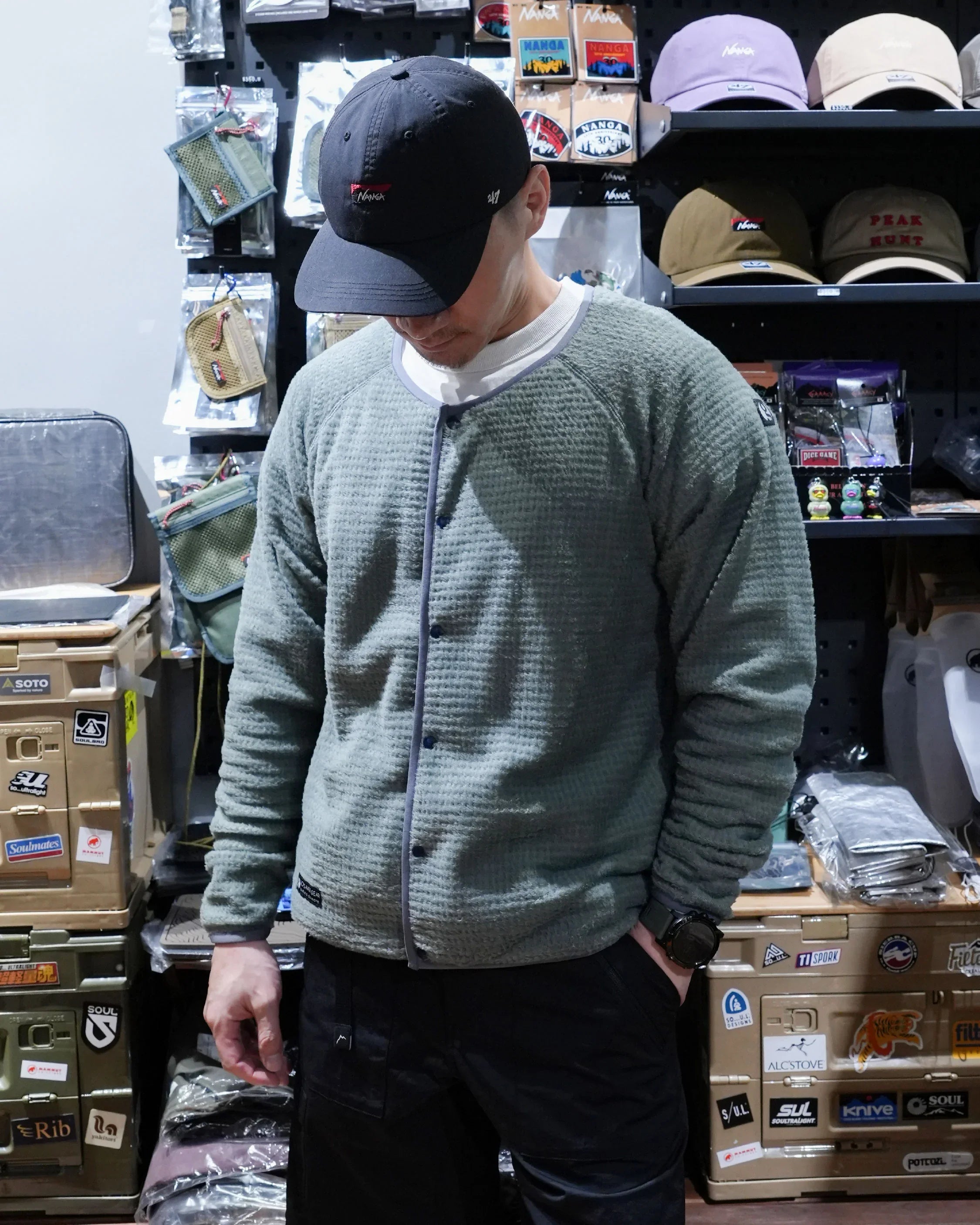 【JP Edition】Gossamer Gear F/B Polartec Alpha Direct / Grey - Wild Camping