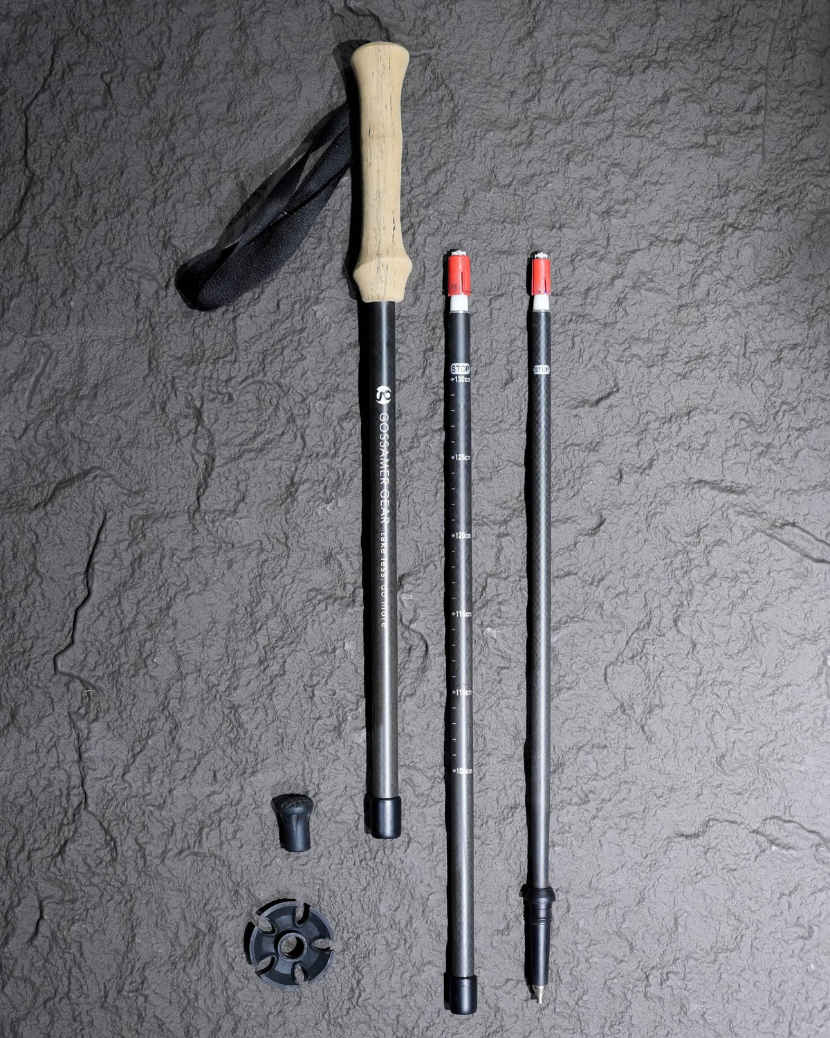 Gossamer Gear LT5 Three Piece Carbon Trekking Poles - Wild Camping