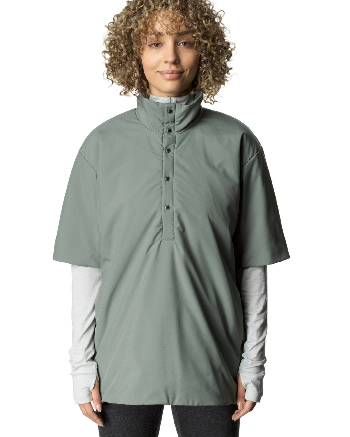 Houdini All Weather T-Neck (Unisex) /  Geyser Grey - Wild Camping