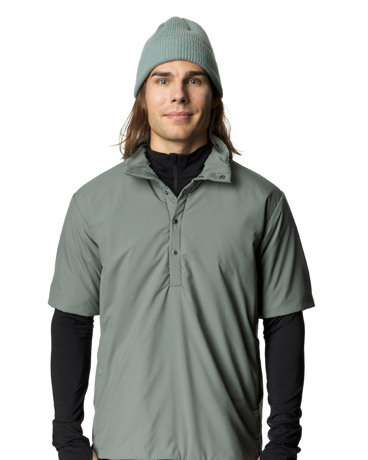 Houdini All Weather T-Neck (Unisex) /  Geyser Grey - Wild Camping