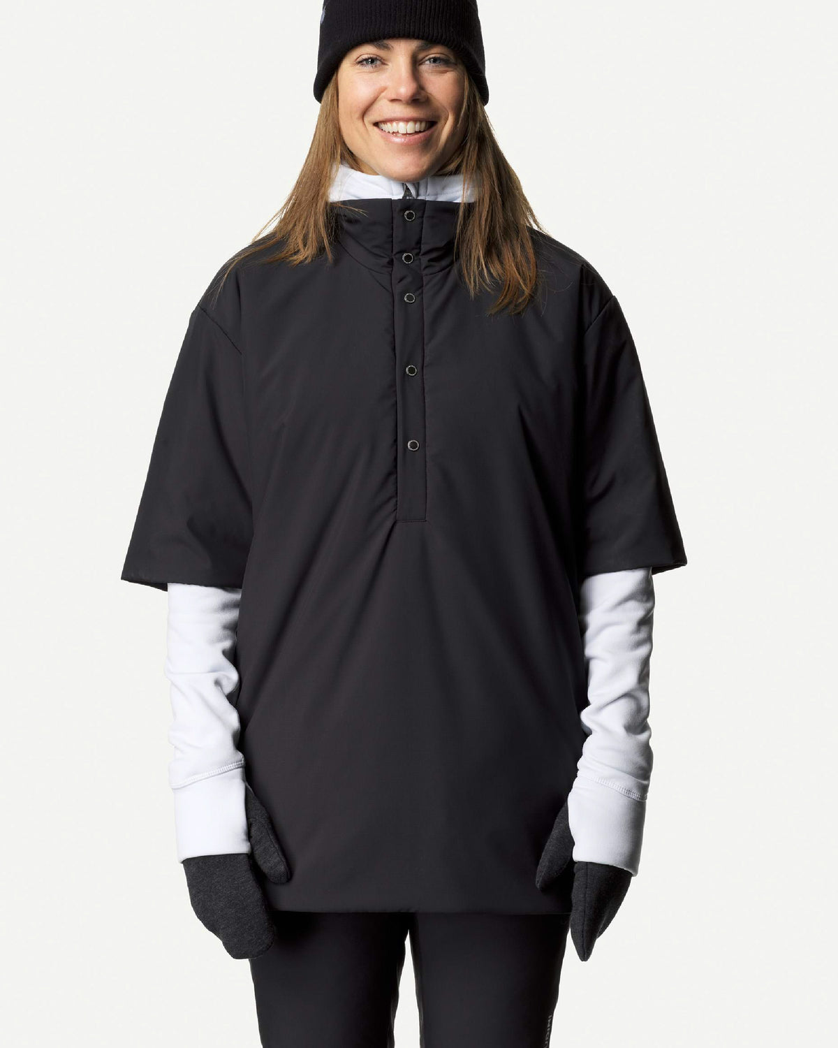Houdini All Weather T-Neck (Unisex) /  True Black - Wild Camping