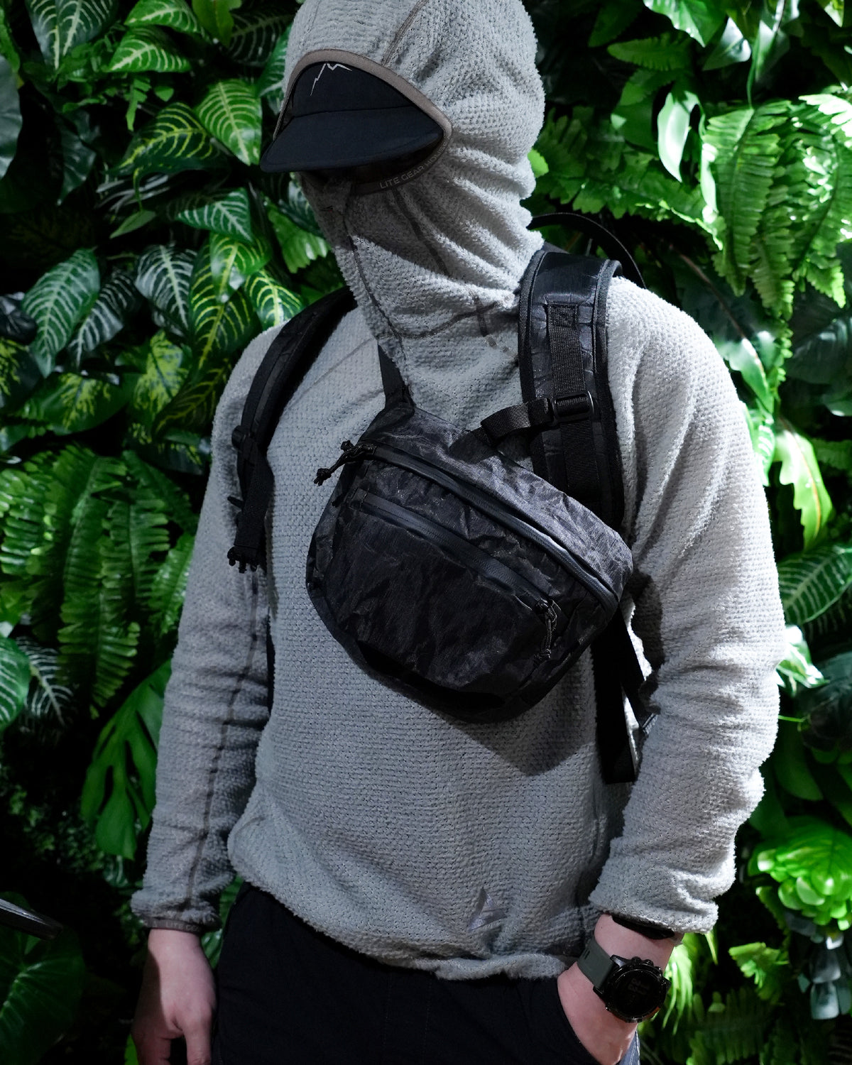 JUGEM Dyneema Tech Shoulder / Black - Wild Camping