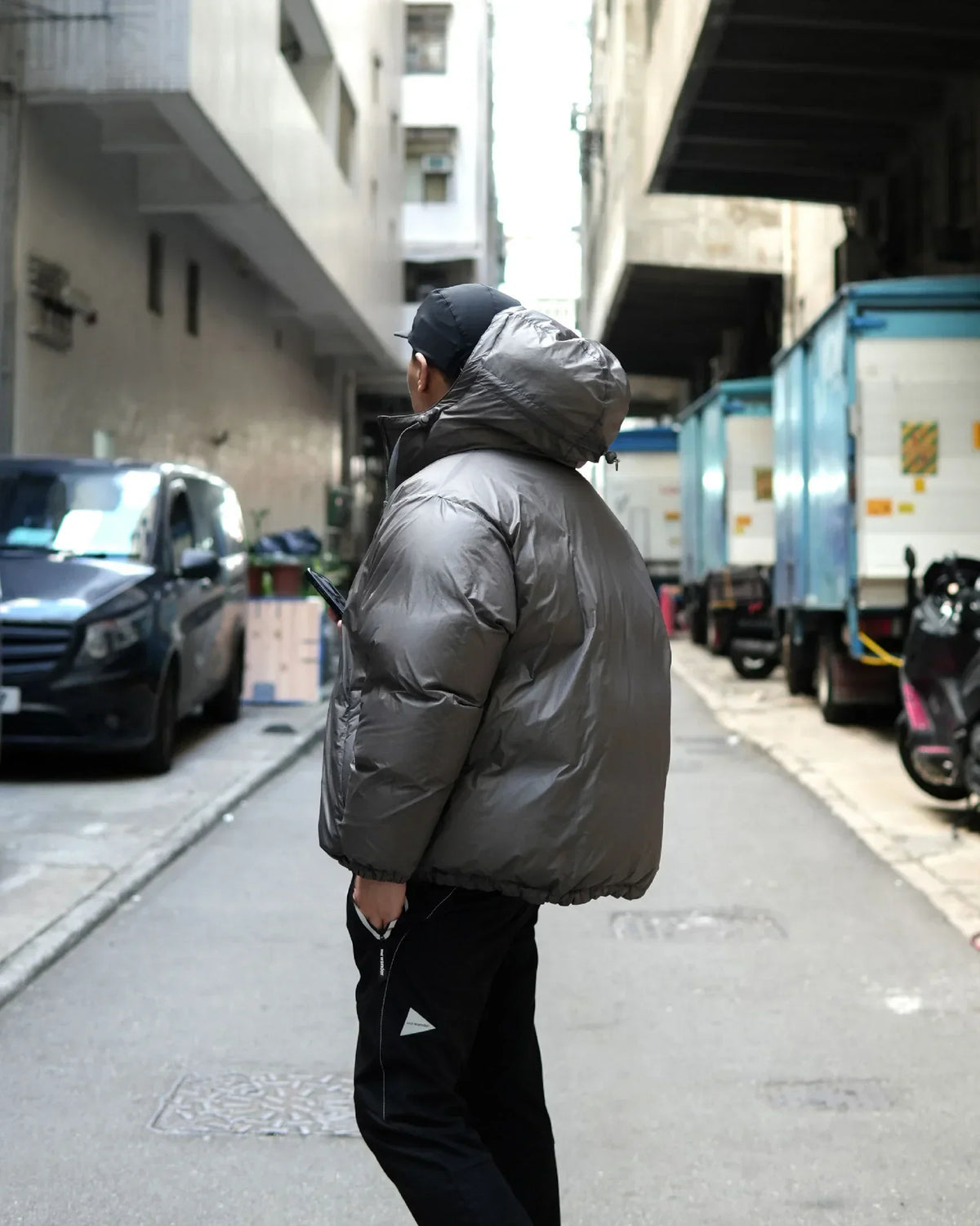 JUGEM Explore Down Parka / Grey - Wild Camping