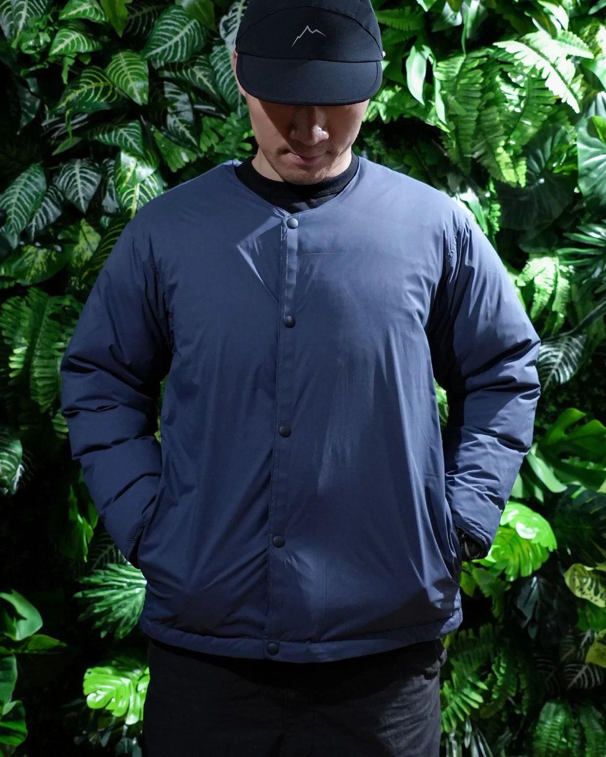 JUGEM Cardigan Down Jacket / Navy - Wild Camping