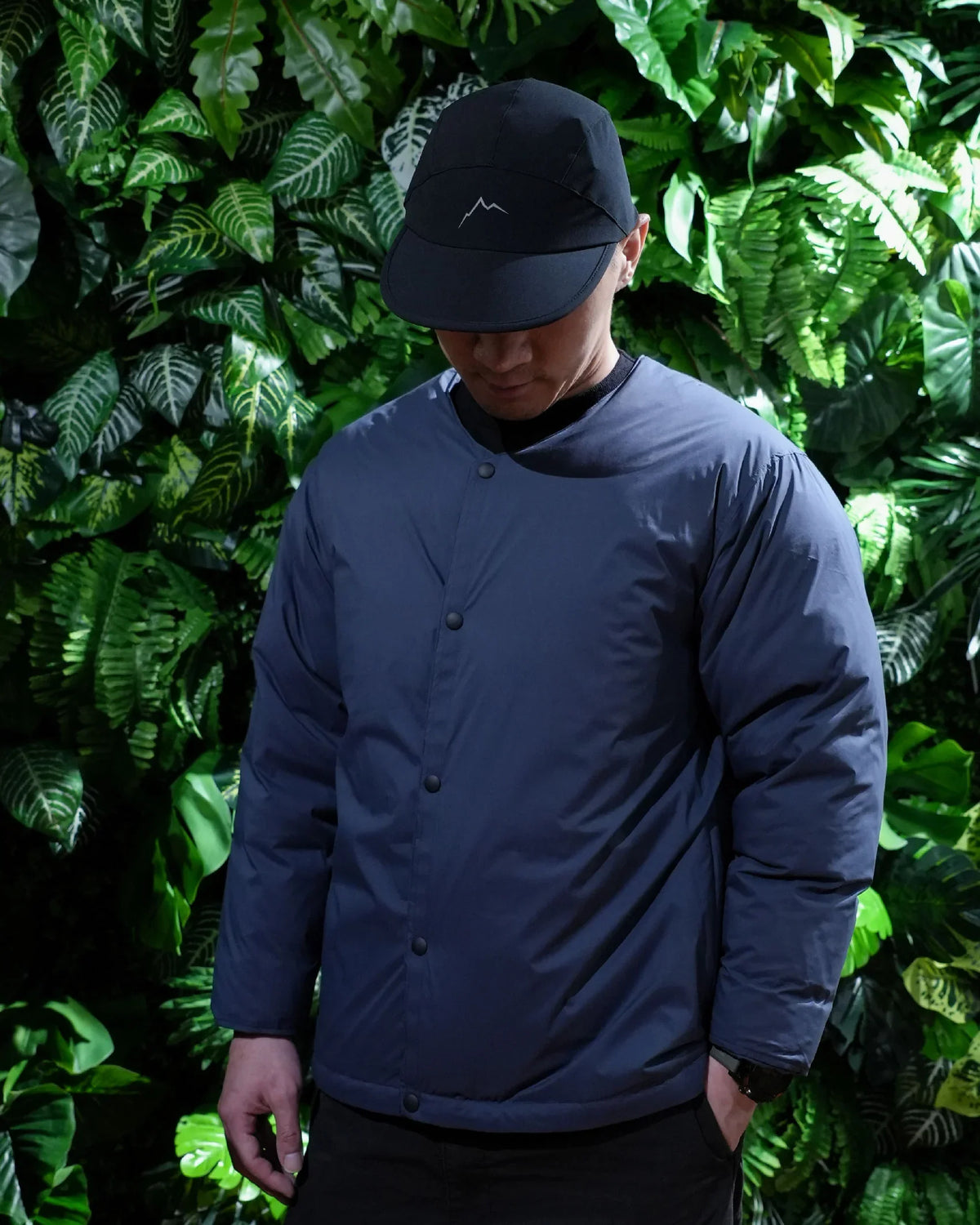 JUGEM Cardigan Down Jacket / Navy - Wild Camping