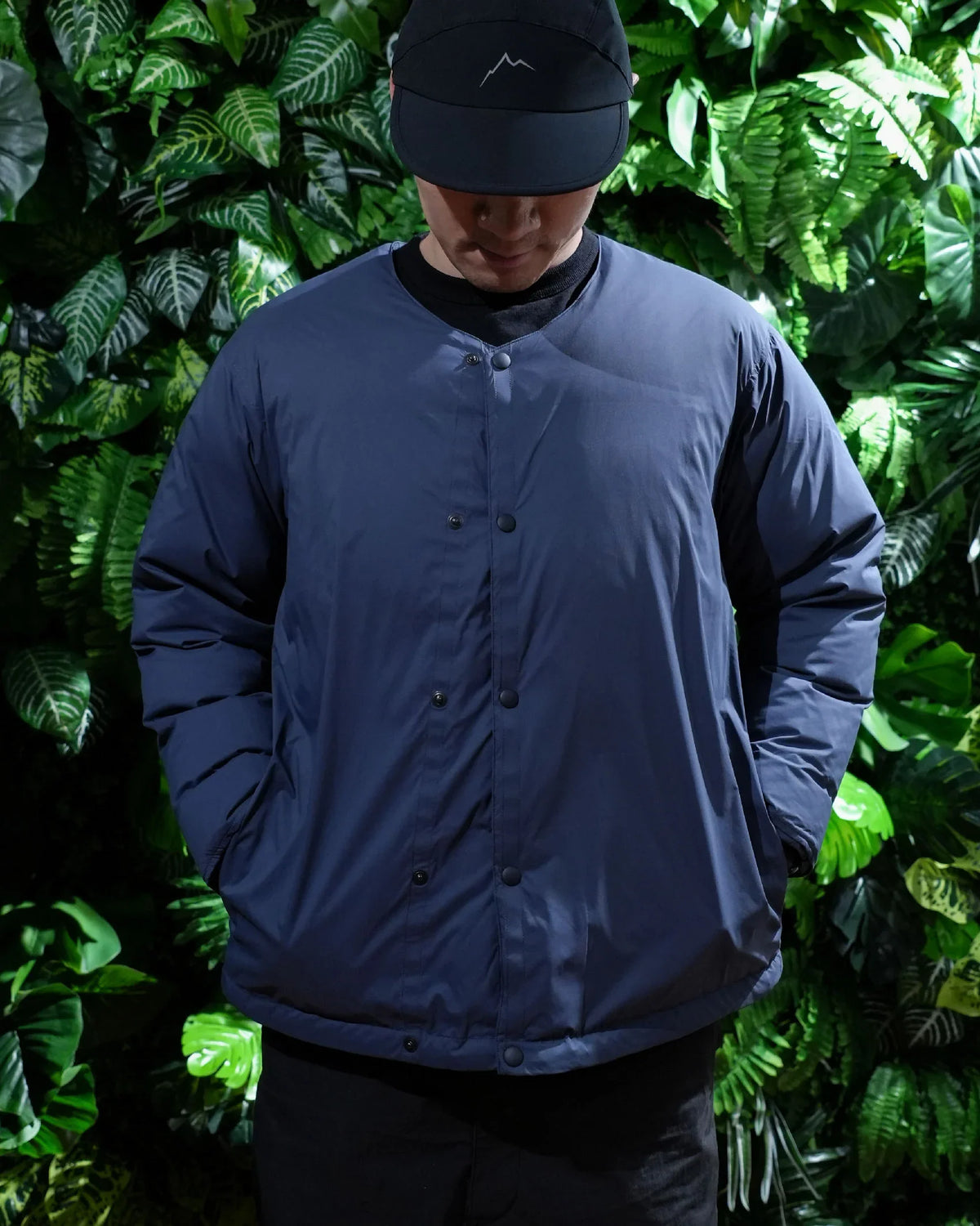 JUGEM Cardigan Down Jacket / Navy - Wild Camping