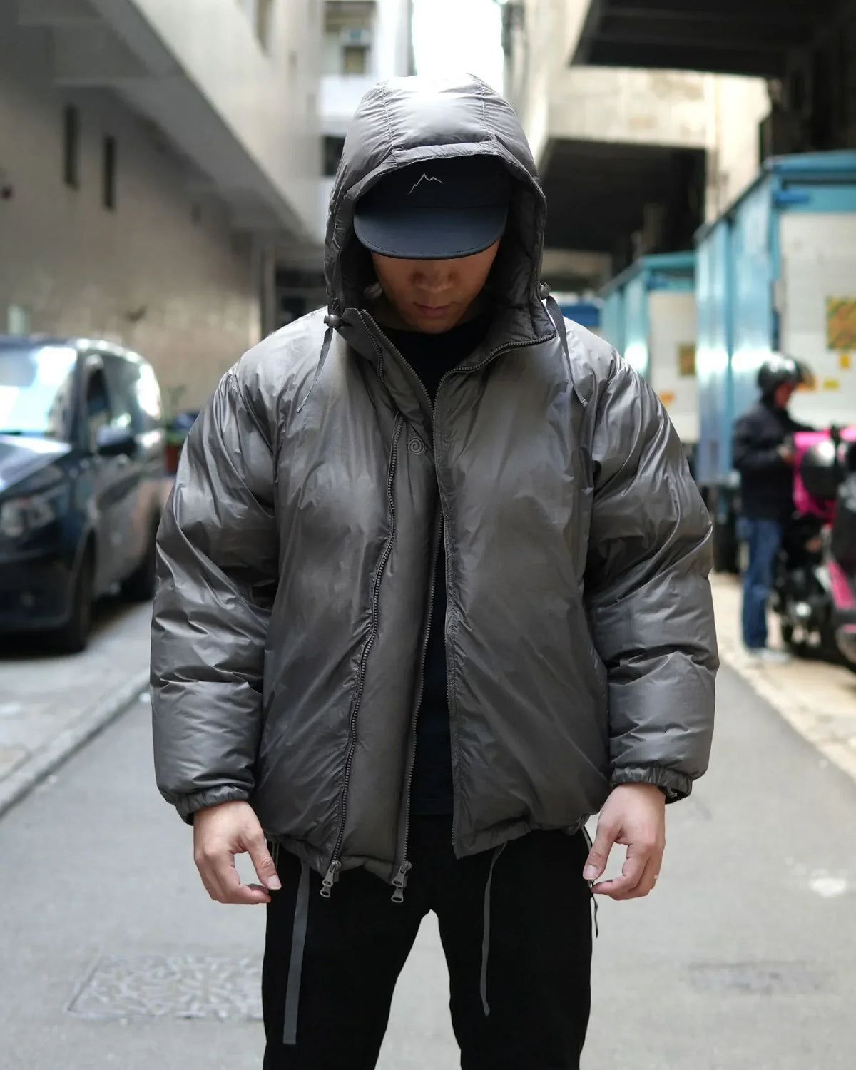 JUGEM Explore Down Parka / Grey - Wild Camping