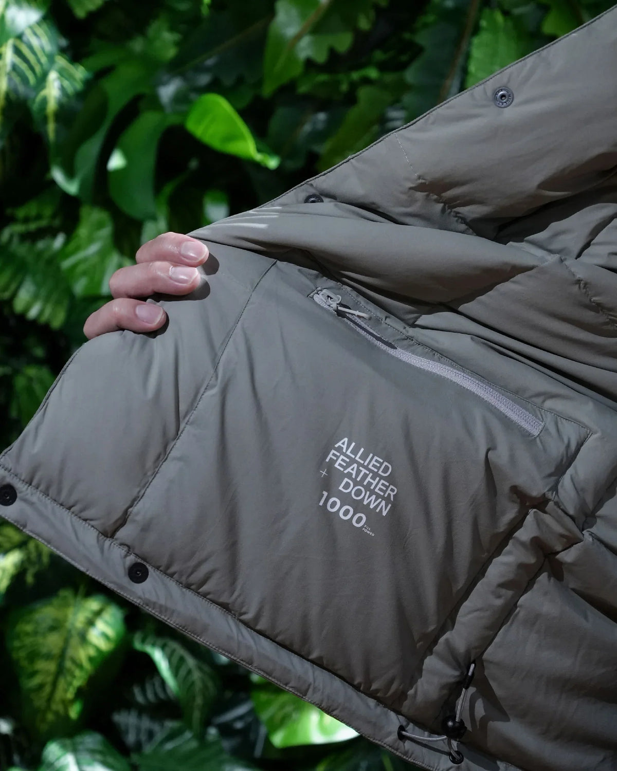 JUGEM Cardigan Down Jacket / Sage - Wild Camping