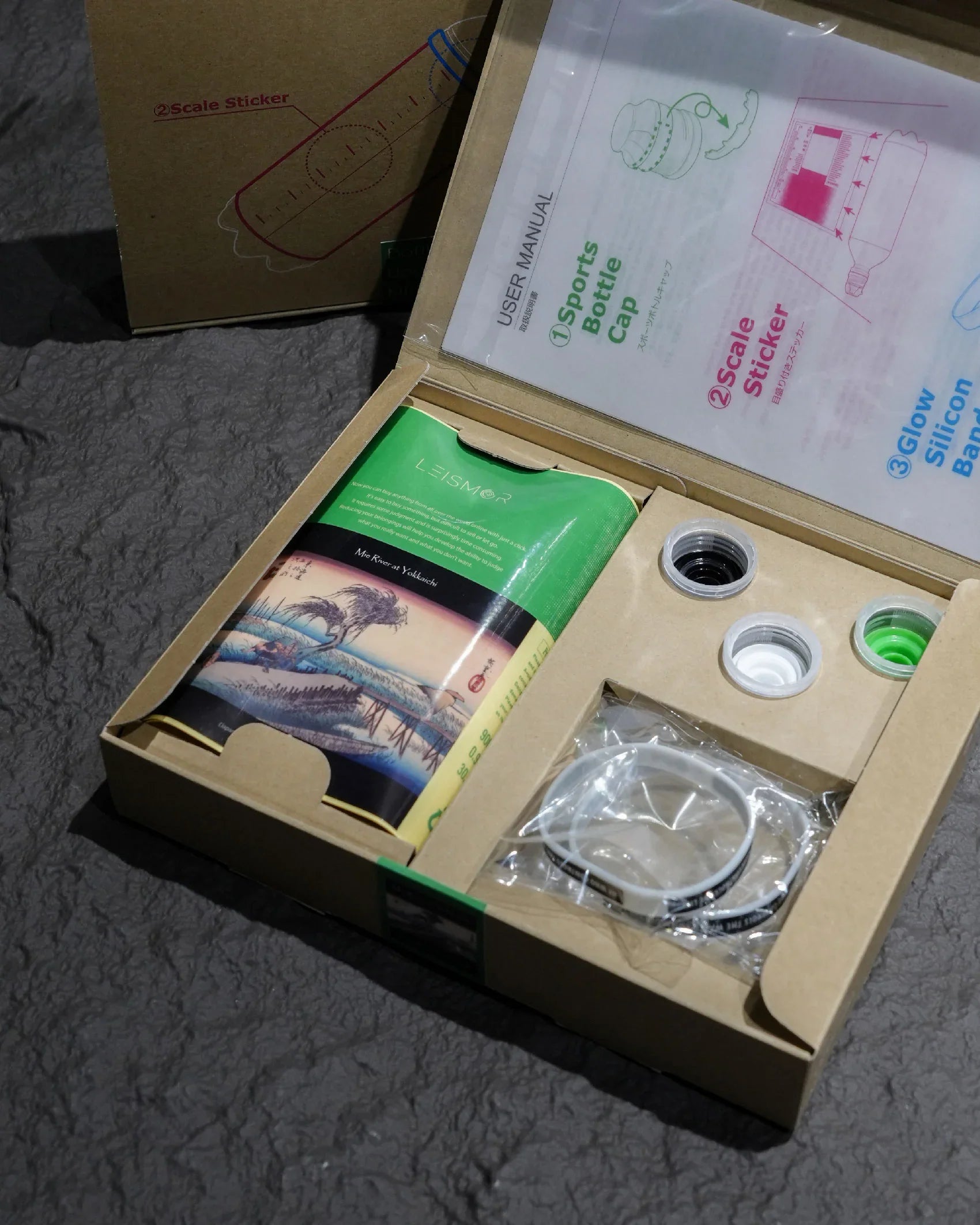 LEISMOR Bottle Upgrade Kit【"for POCARI SWEAT 900ml "Mie River at Yokkaichi"】 - Wild Camping